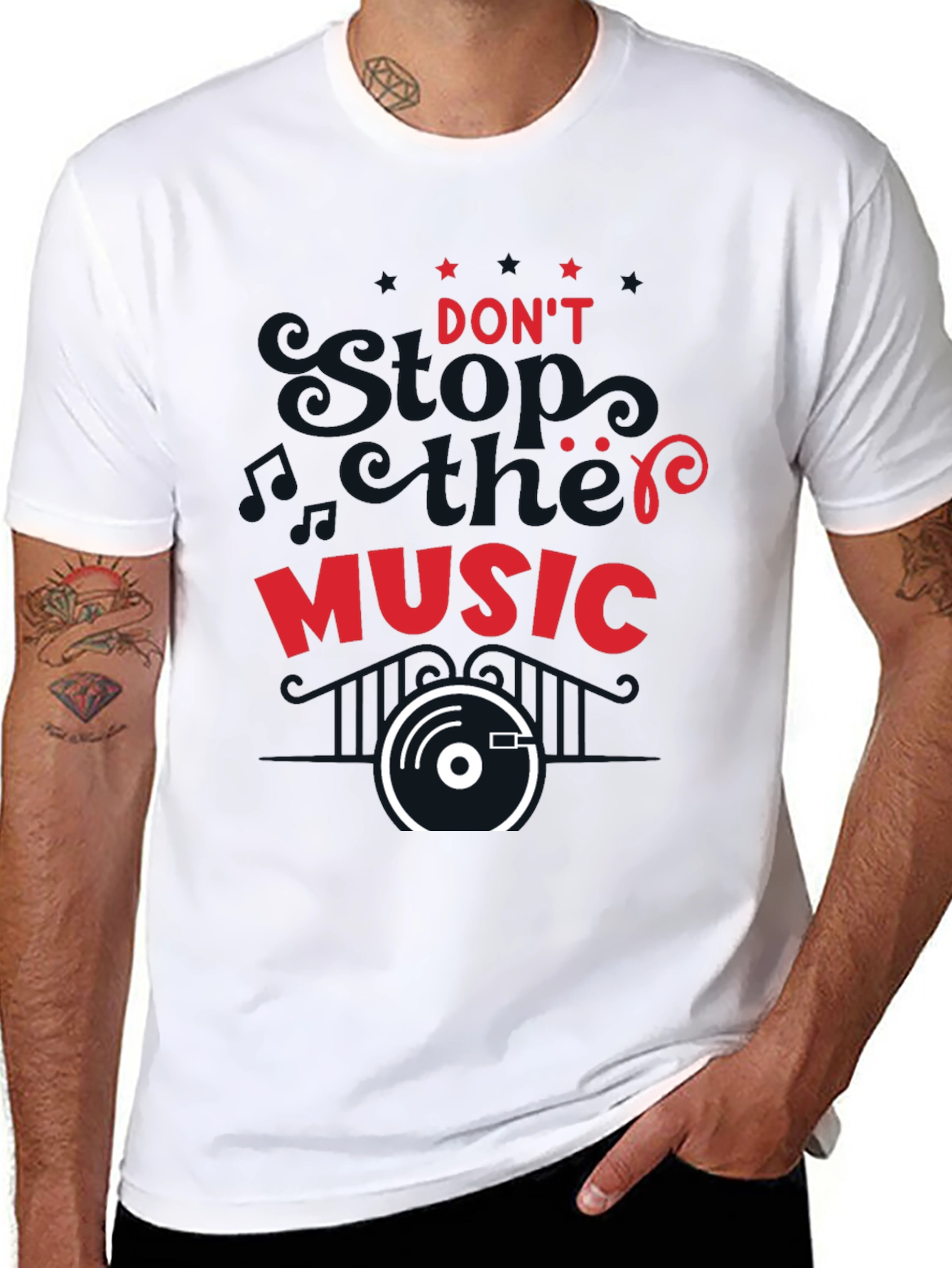 Dont Stop the Music Graphic Tee