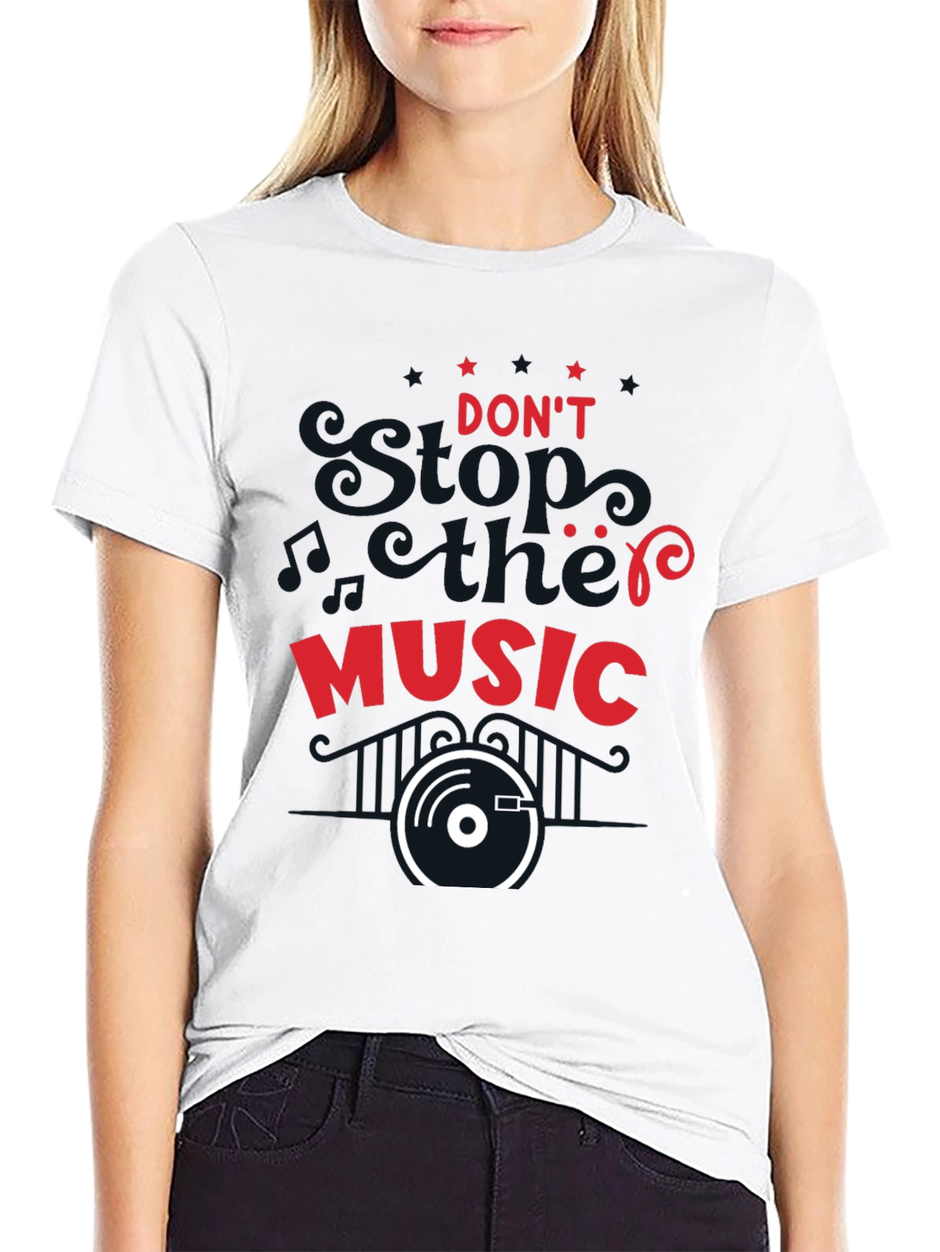 Dont Stop the Music Graphic Tee