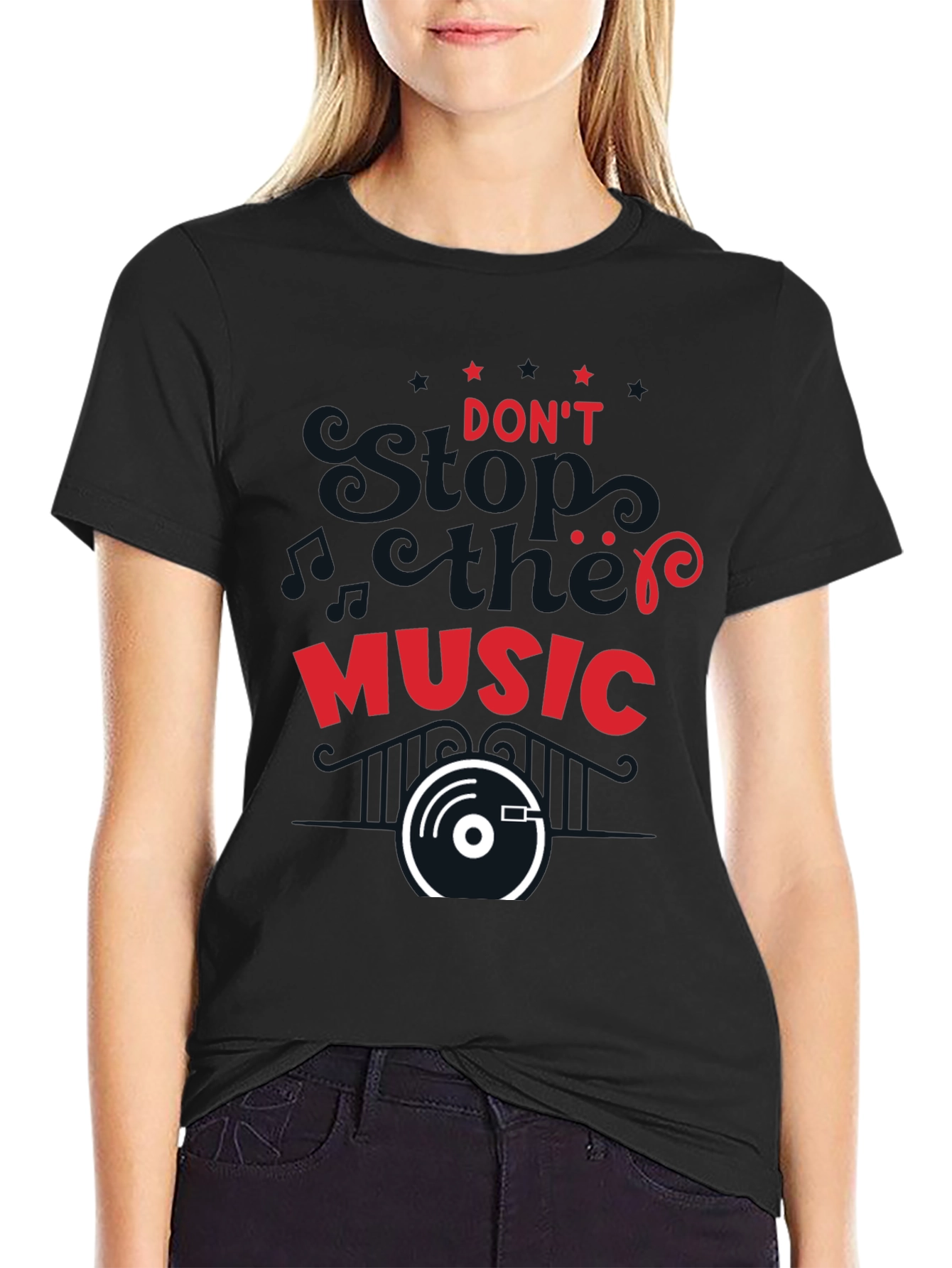 Dont Stop the Music Graphic Tee