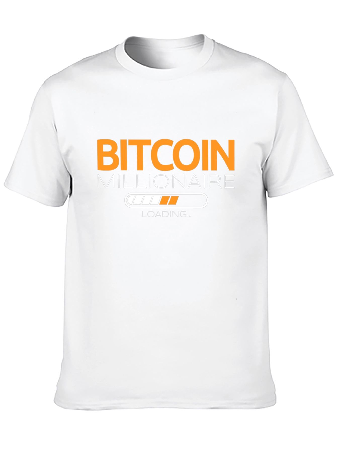 Bitcoin Millionaire Loading Black T-Shirt