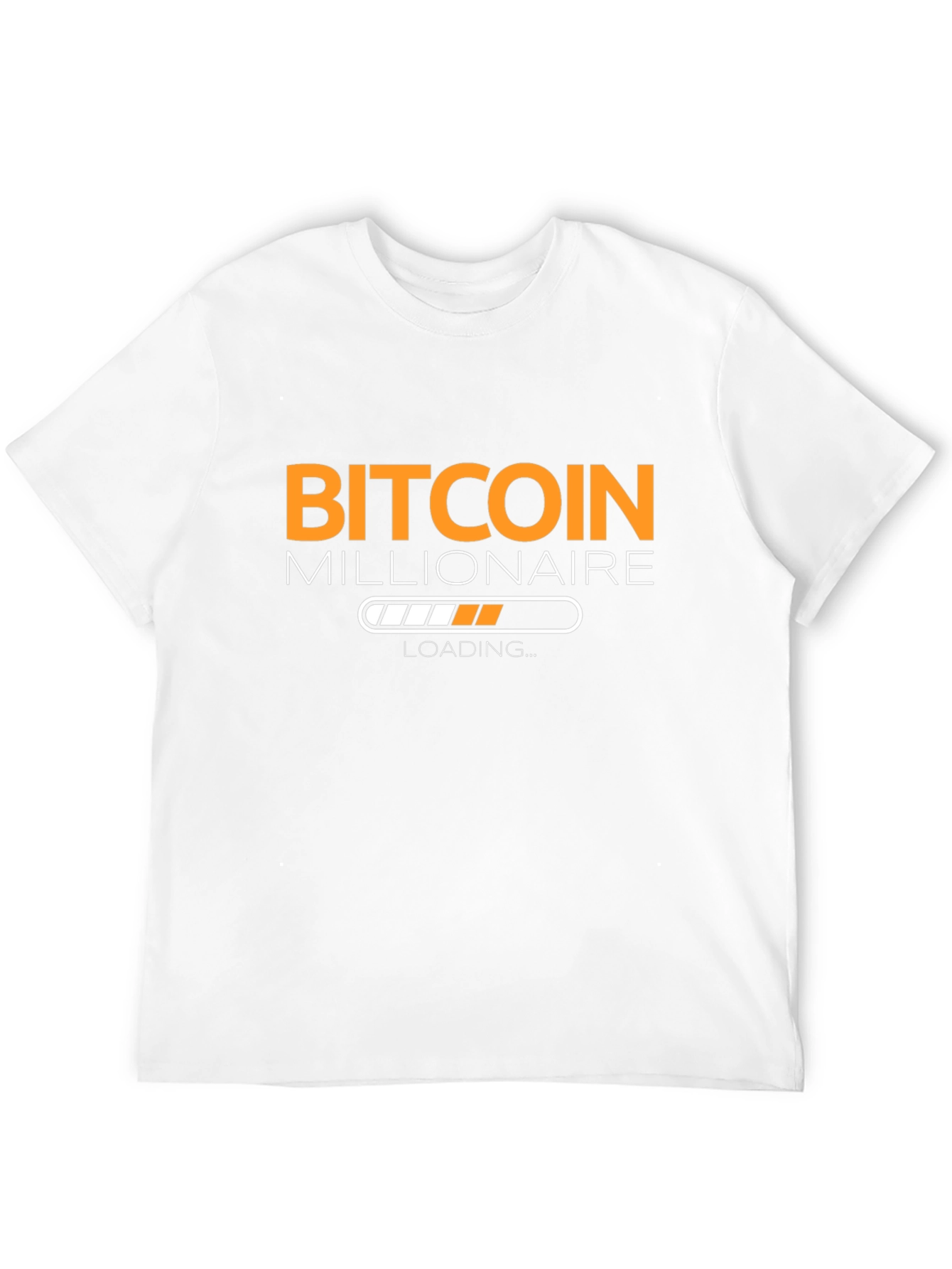 Bitcoin Millionaire Loading Black T-Shirt