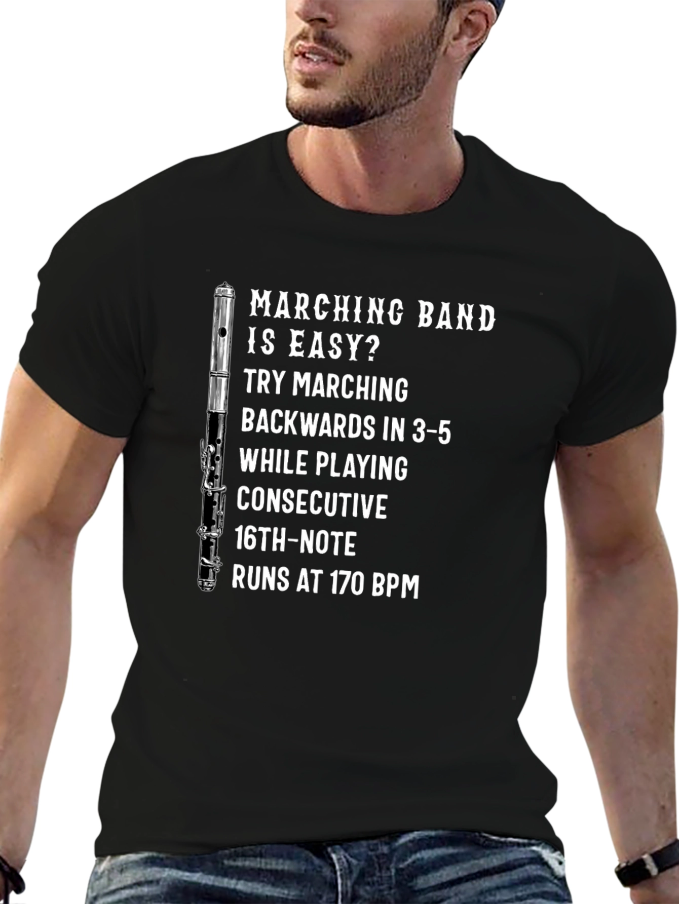 Marching Band Music Humor T-Shirt