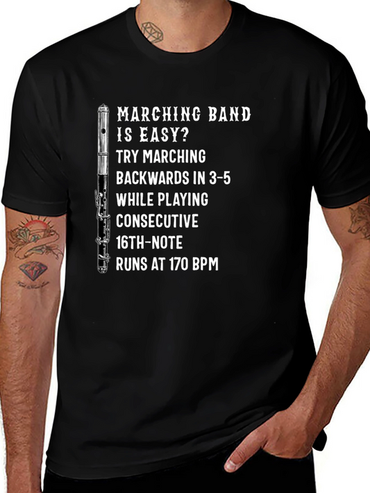 Marching Band Music Humor T-Shirt