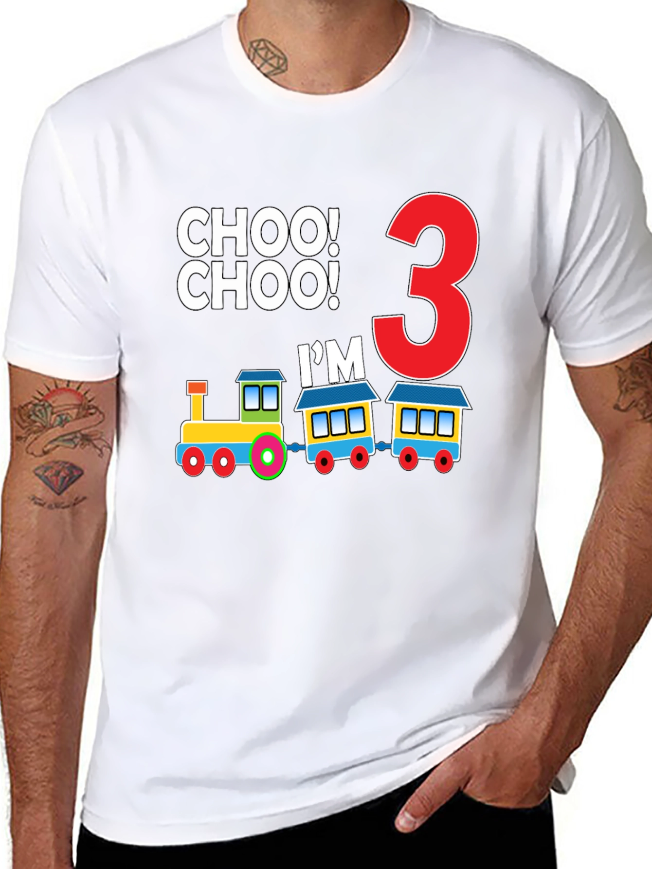 Choo Choo Im 3 Birthday T-Shirt