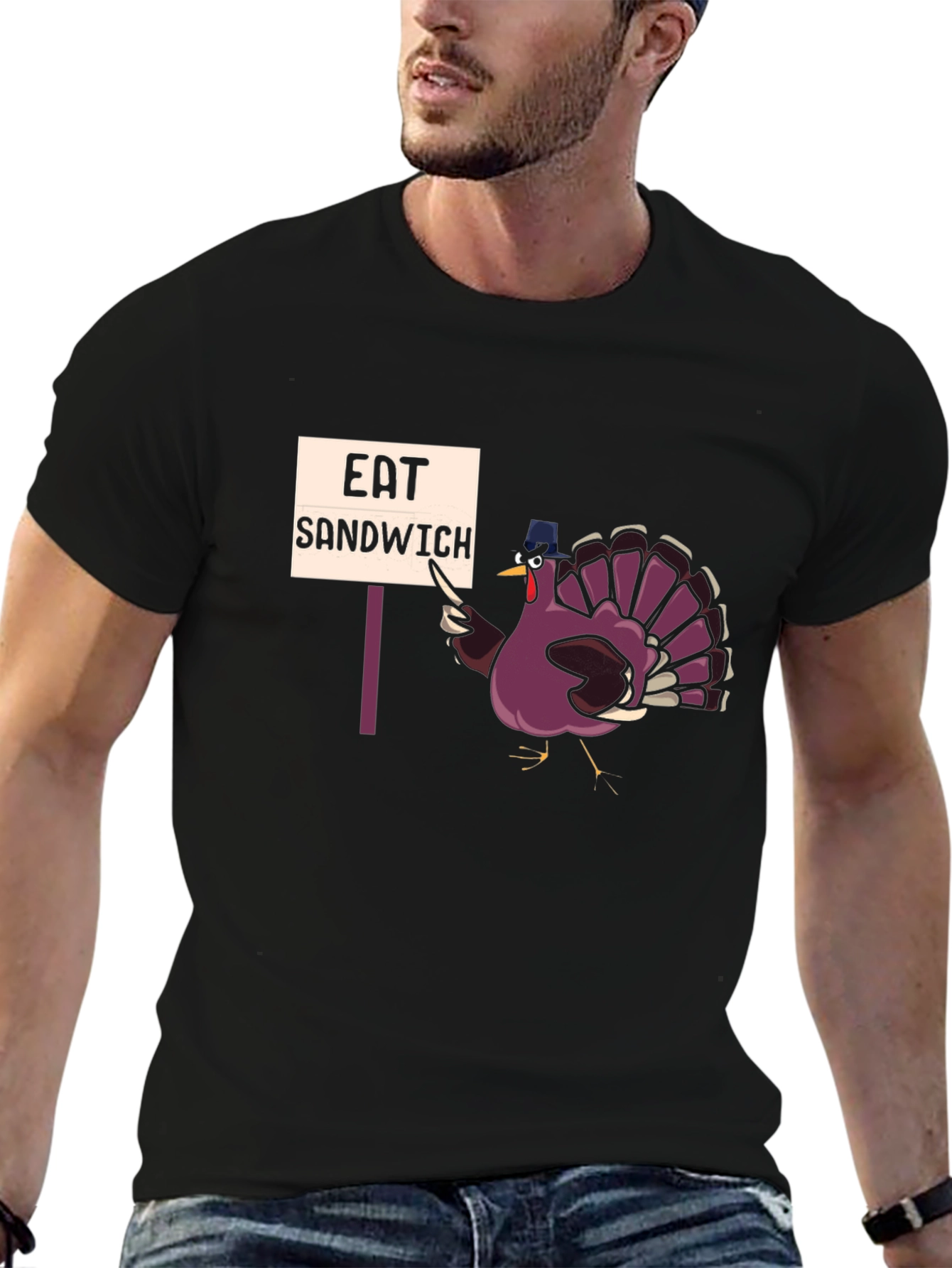 Eat Sandwich Turkey Humor T-Shirt