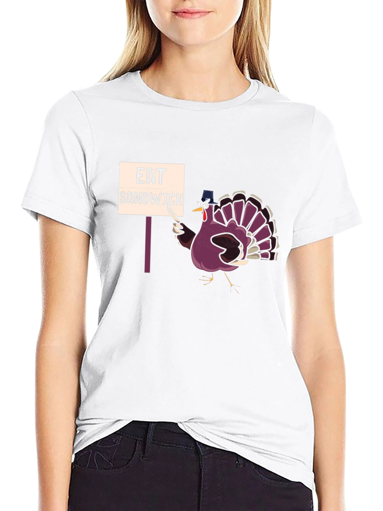 Eat Sandwich Turkey Humor T-Shirt