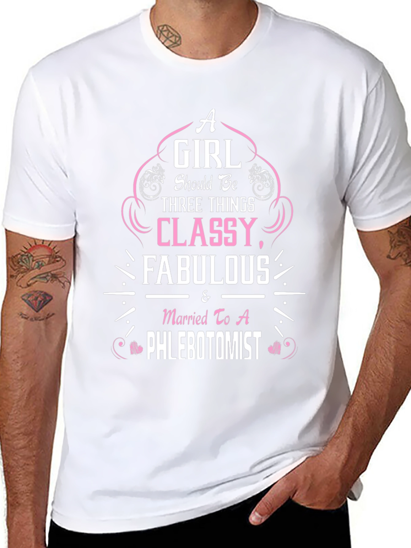 Classy Phlebotomist Wife T-Shirt