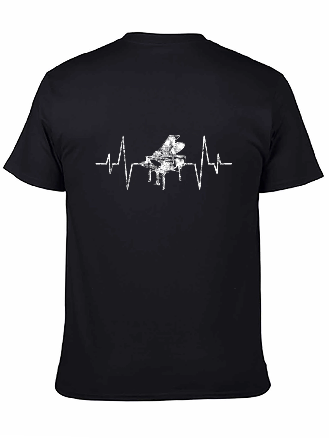 Piano Heartbeat T-Shirt - Musicians Style!
