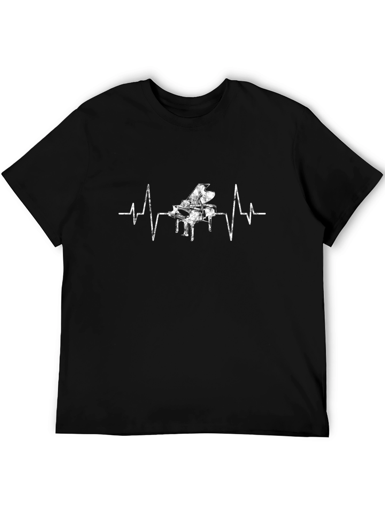 Piano Heartbeat T-Shirt - Musicians Style!