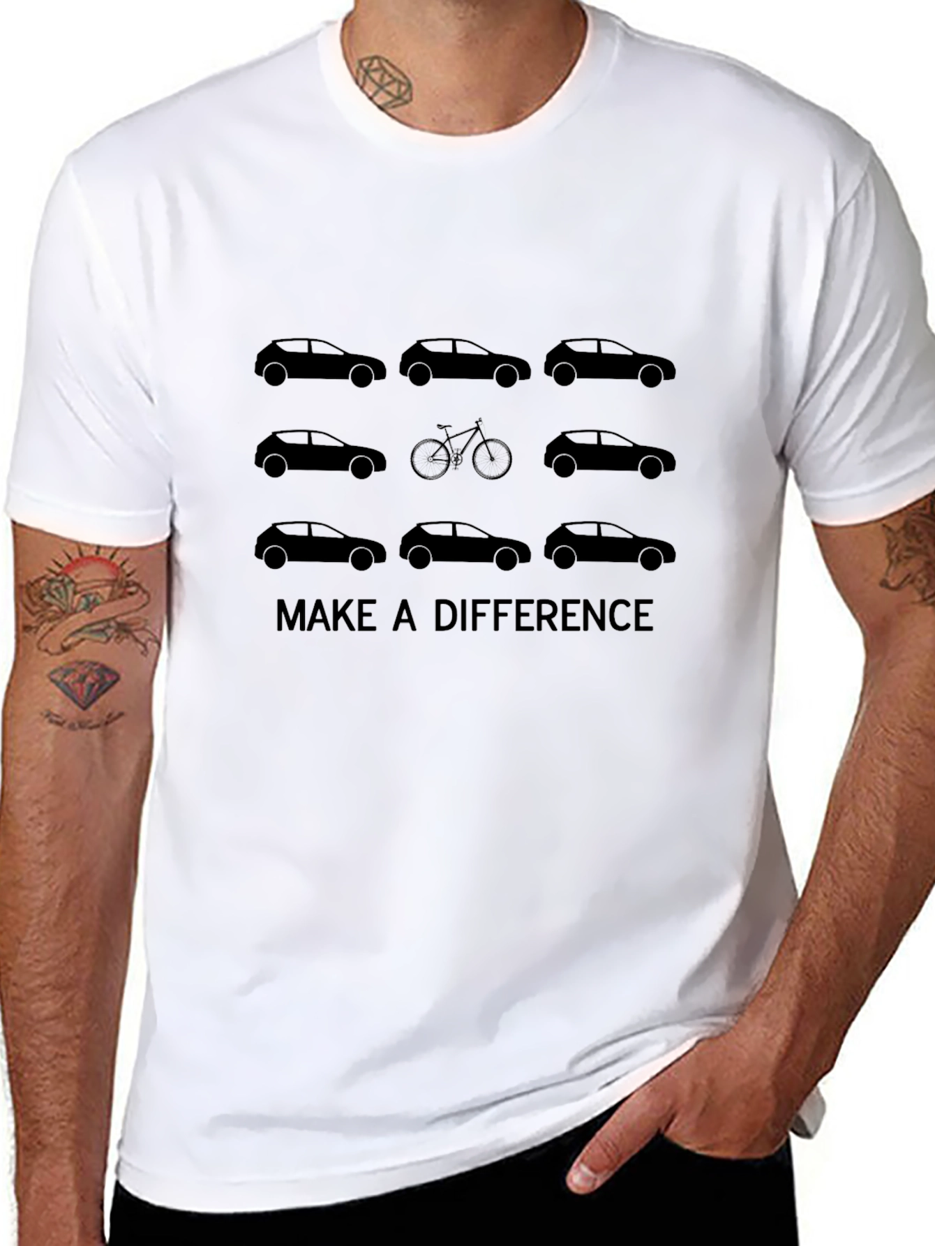 Eco-Friendly T-Shirt: Make a Difference with a Bike!