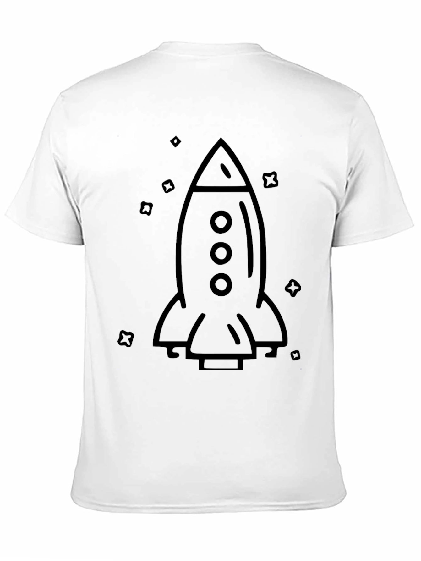 Rocket Graphic Tee - Modern Space Design