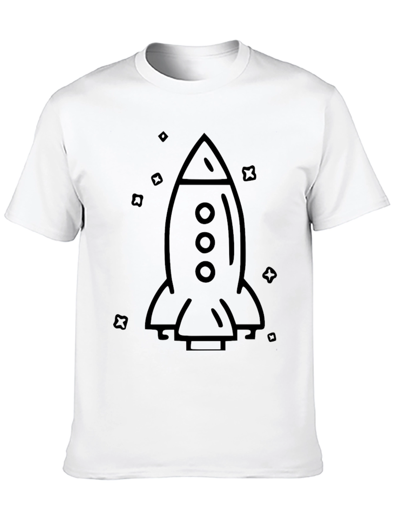 Rocket Graphic Tee - Modern Space Design
