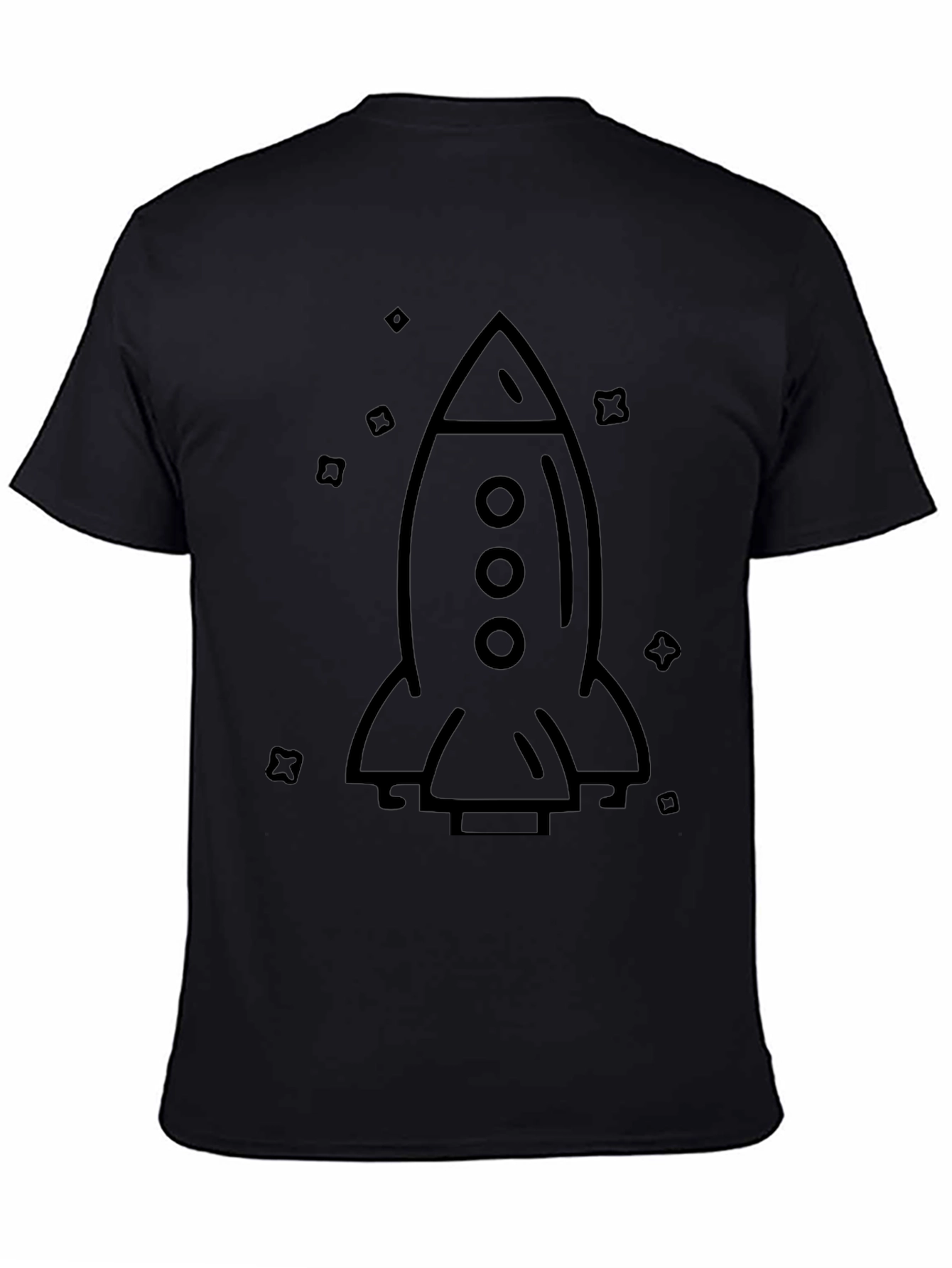 Rocket Graphic Tee - Modern Space Design