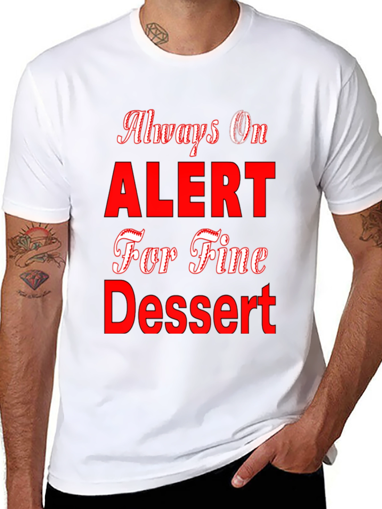 Dessert Lover Graphic Tee - Always On Alert
