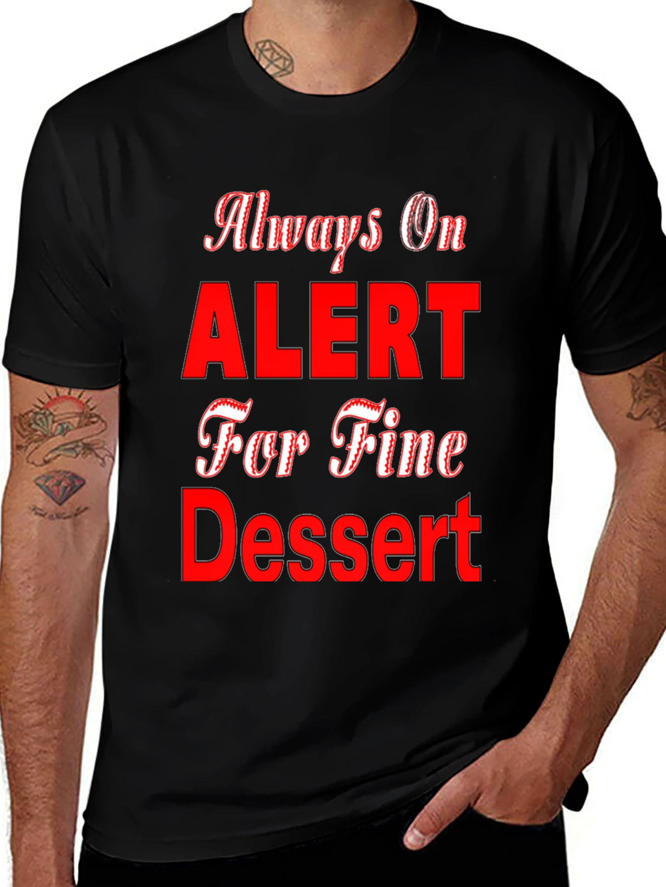 Dessert Lover Graphic Tee - Always On Alert