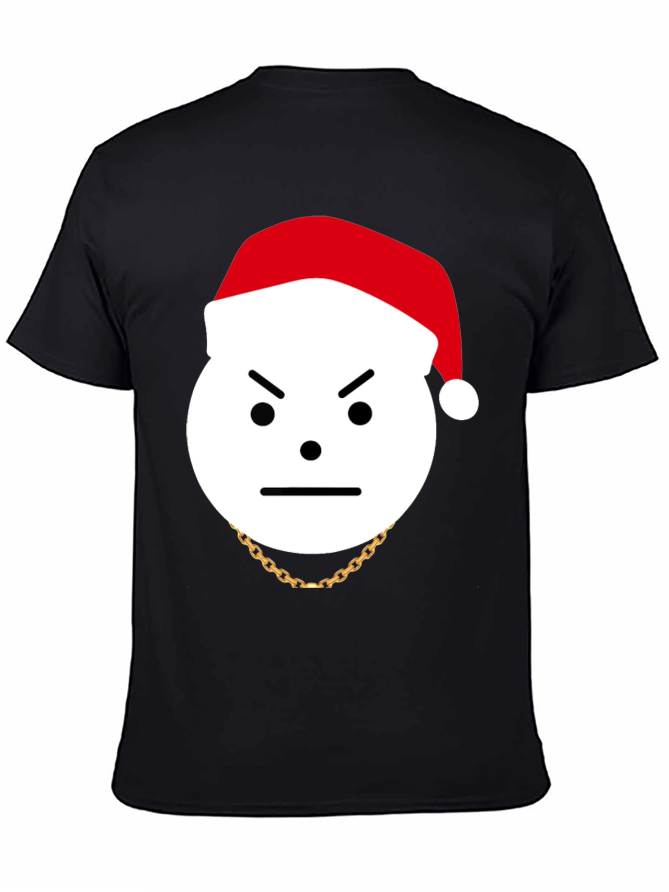 Grumpy Santa Graphic Tee - Holiday Humor
