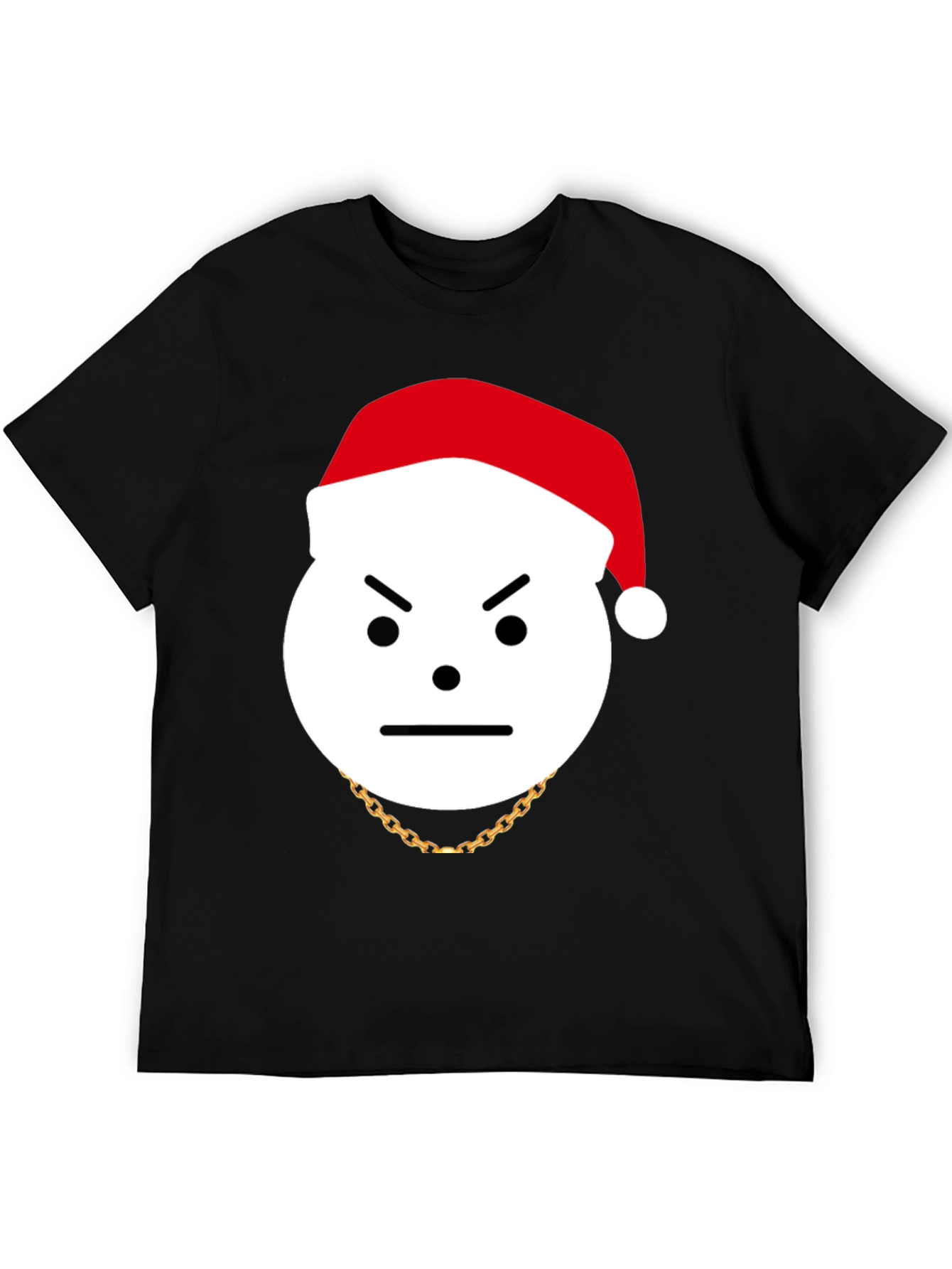 Grumpy Santa Graphic Tee - Holiday Humor