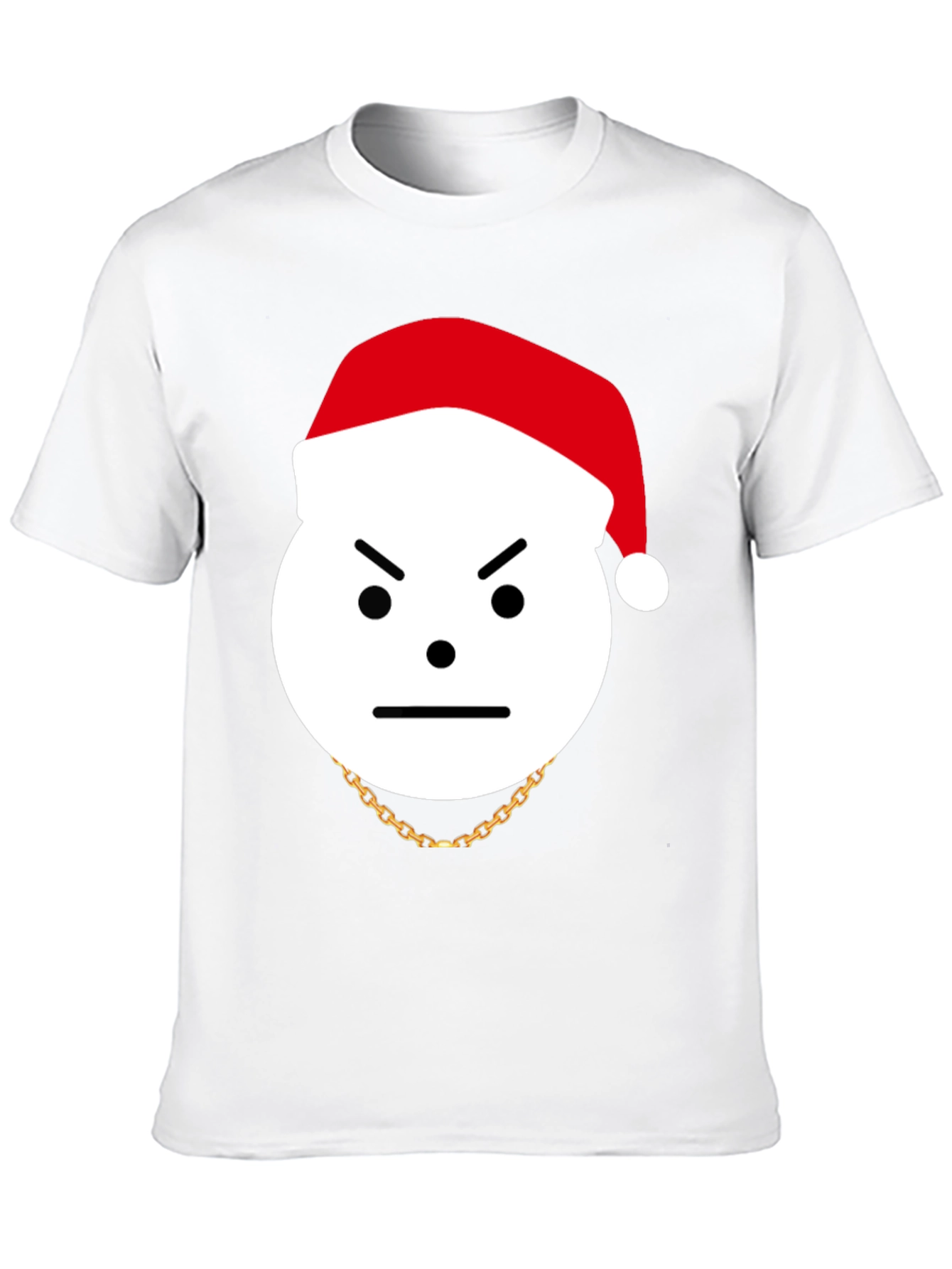 Grumpy Santa Graphic Tee - Holiday Humor