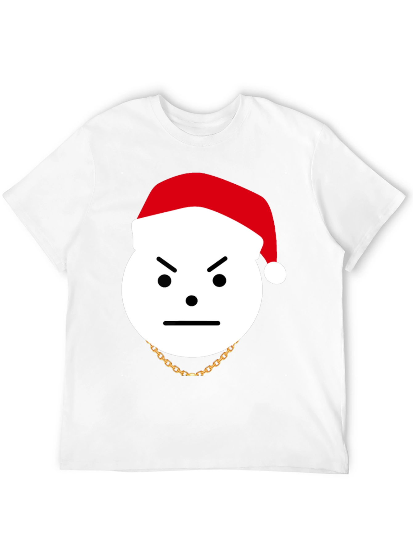 Grumpy Santa Graphic Tee - Holiday Humor
