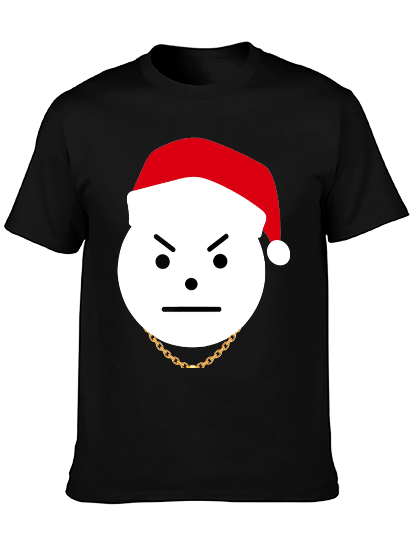 Grumpy Santa Graphic Tee - Holiday Humor