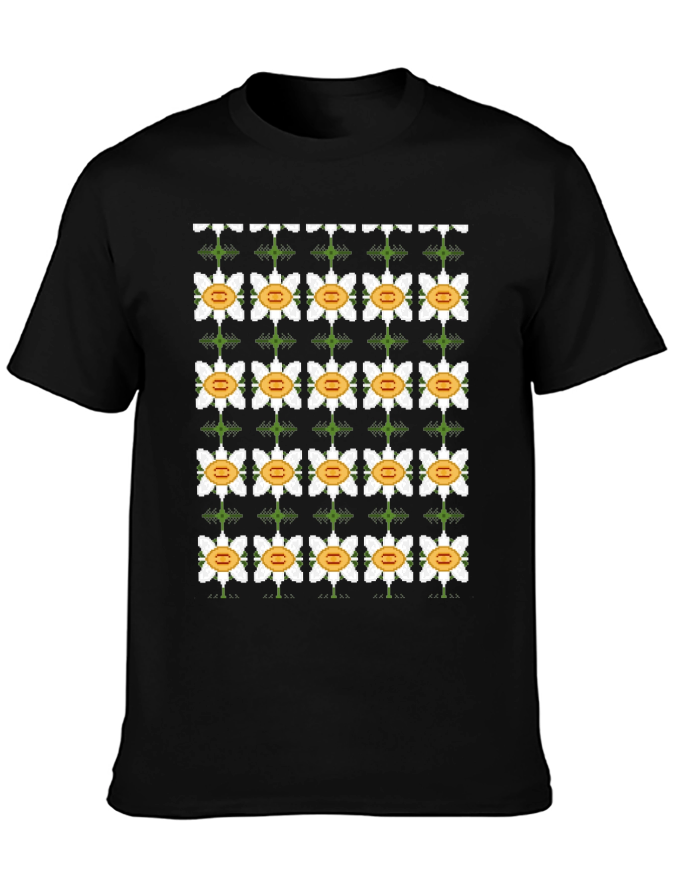 Pixel Flower Power Tee