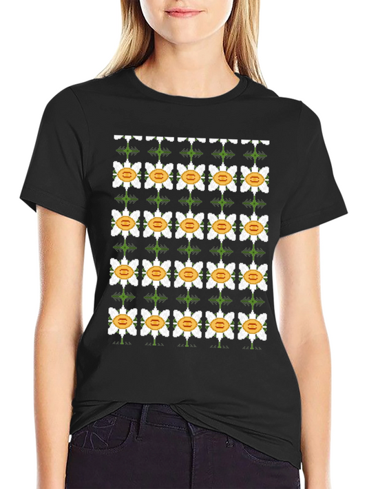 Pixel Flower Power Tee