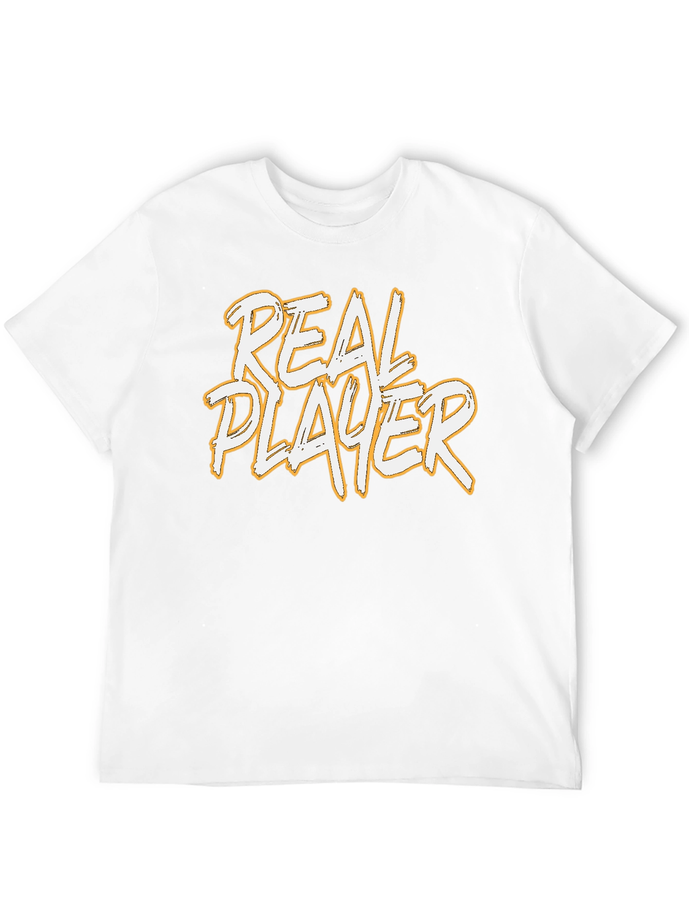 Real Player Graphic Print Black T-Shirt