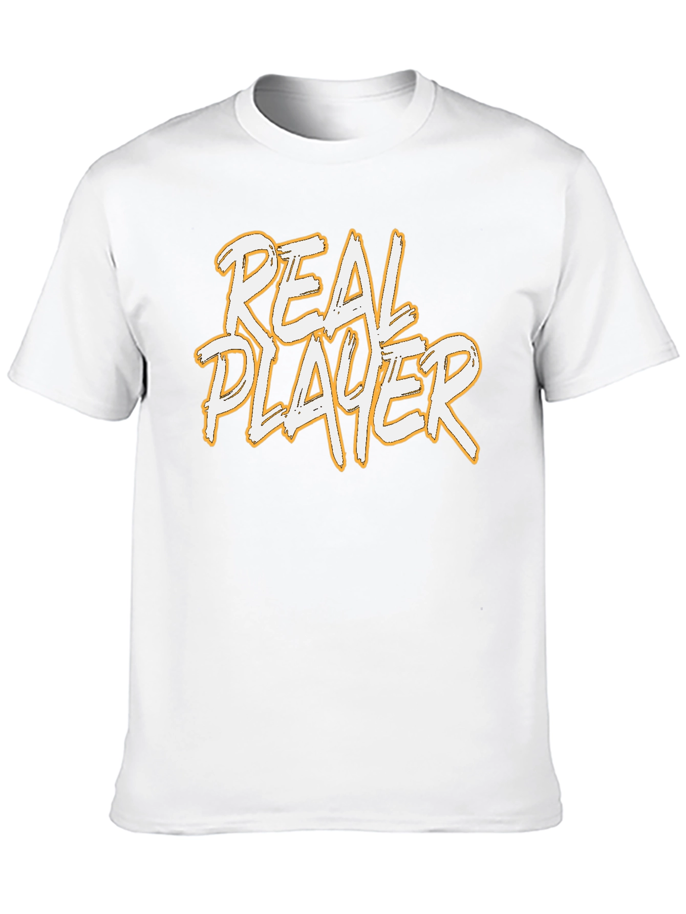 Real Player Graphic Print Black T-Shirt