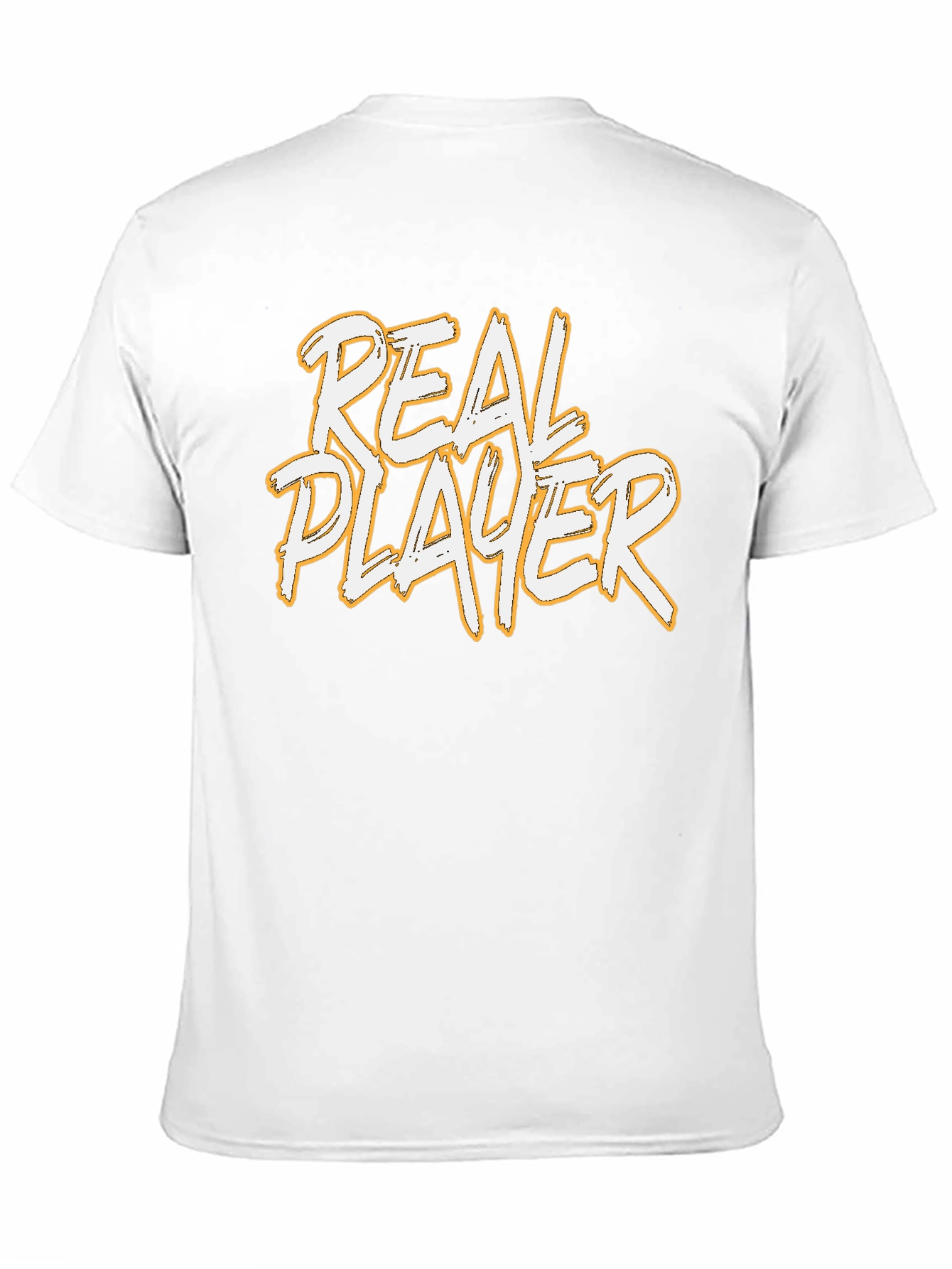 Real Player Graphic Print Black T-Shirt