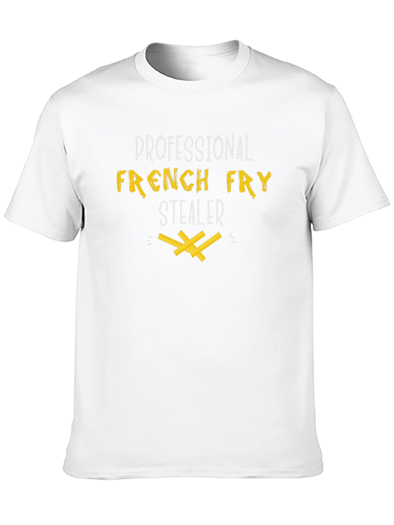 Funny French Fry Stealer Graphic T-Shirt