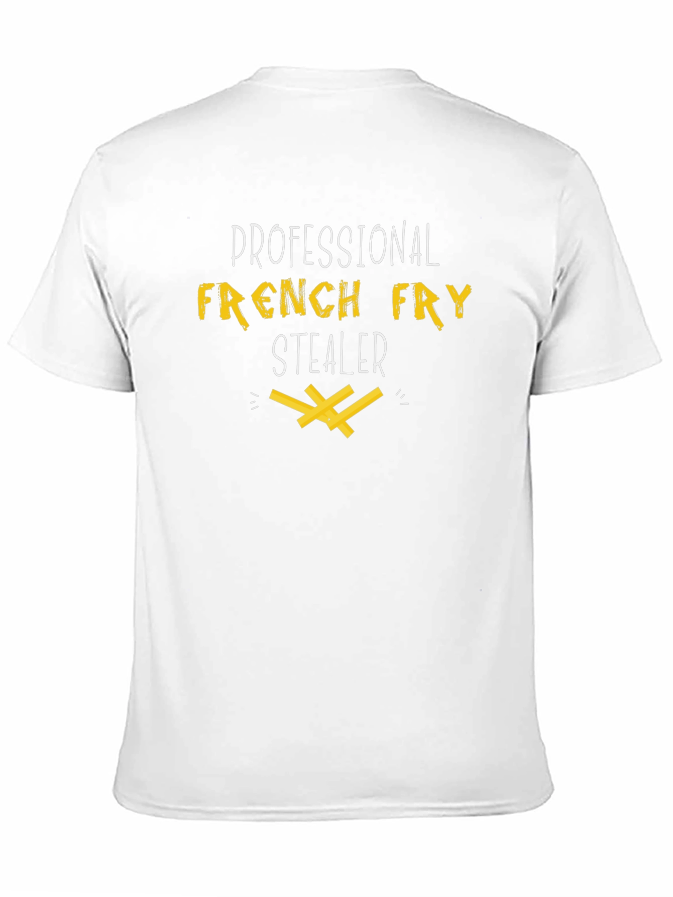 Funny French Fry Stealer Graphic T-Shirt