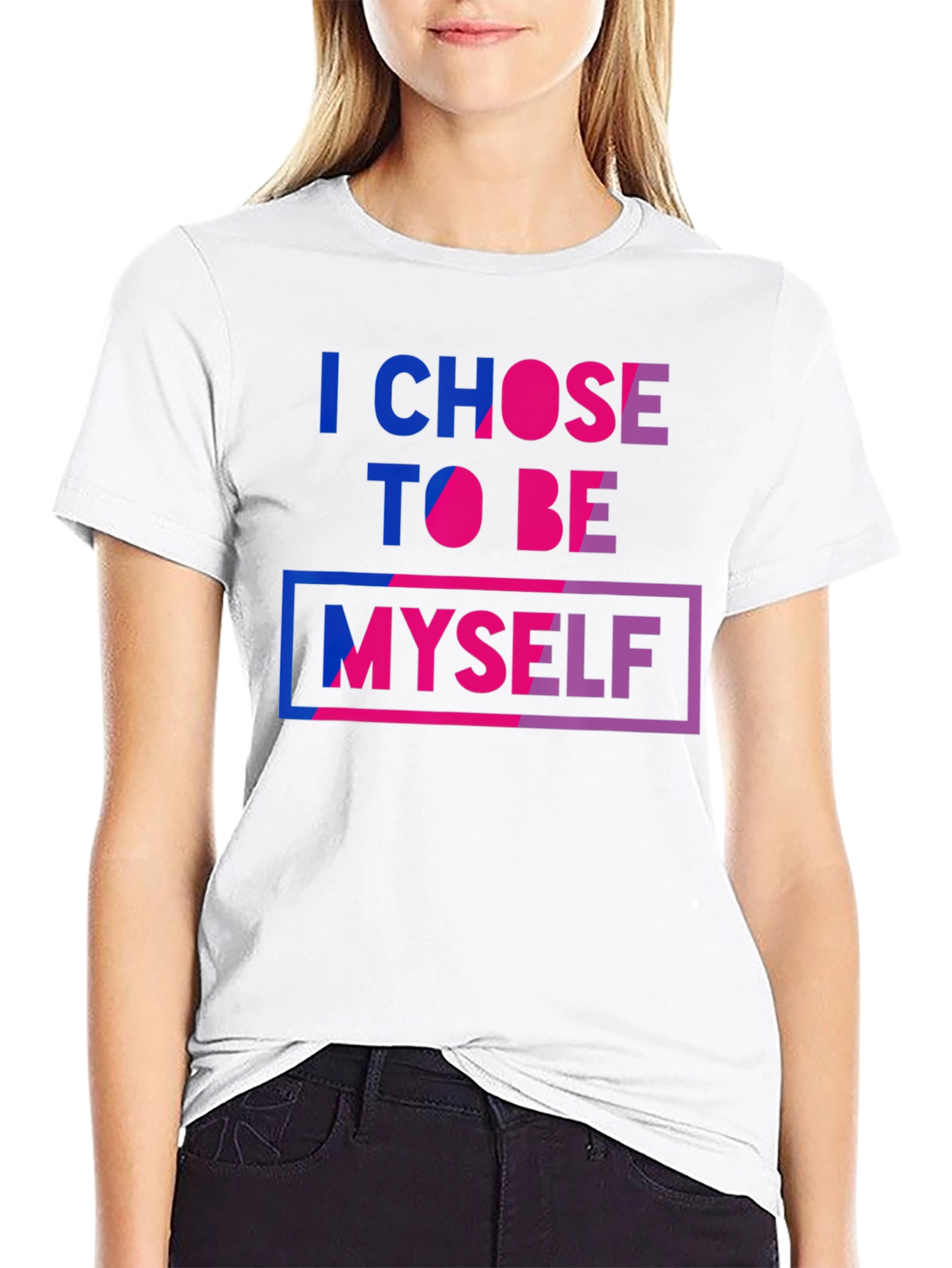 I Chose To Be Myself Bisexual Pride T-Shirt