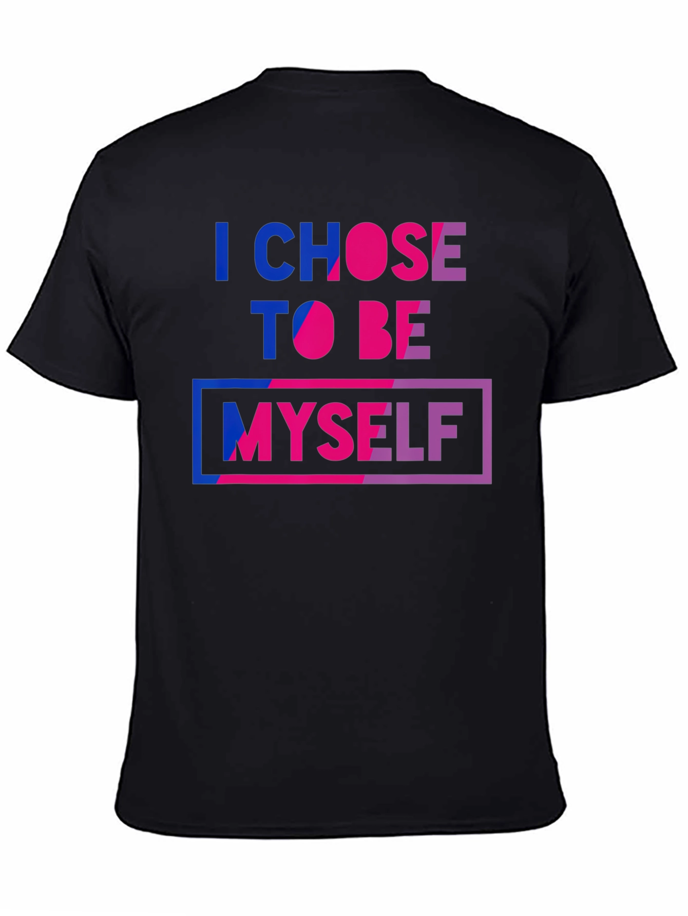 I Chose To Be Myself Bisexual Pride T-Shirt