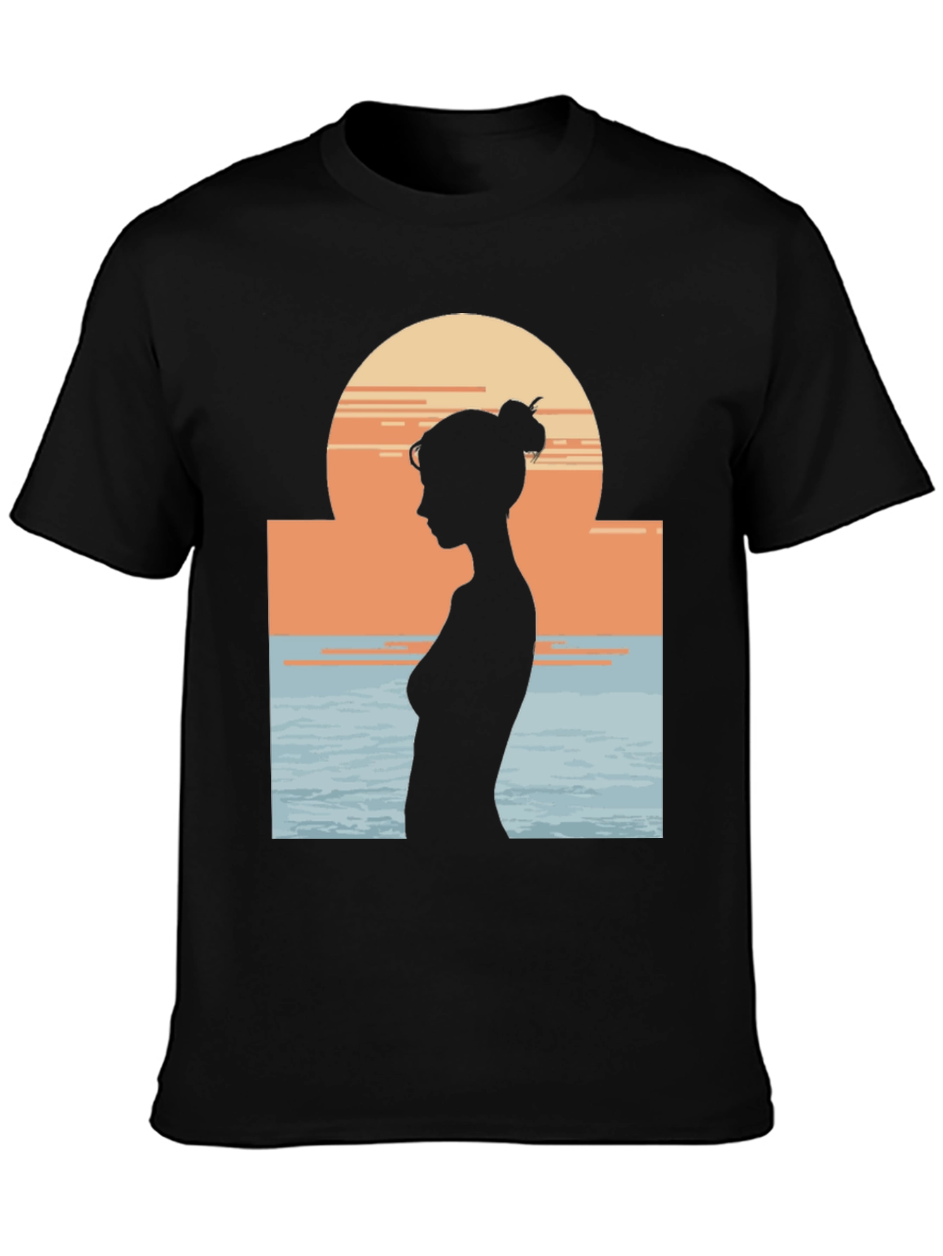 Silhouette Sunset Graphic Tee - Relaxed Fit