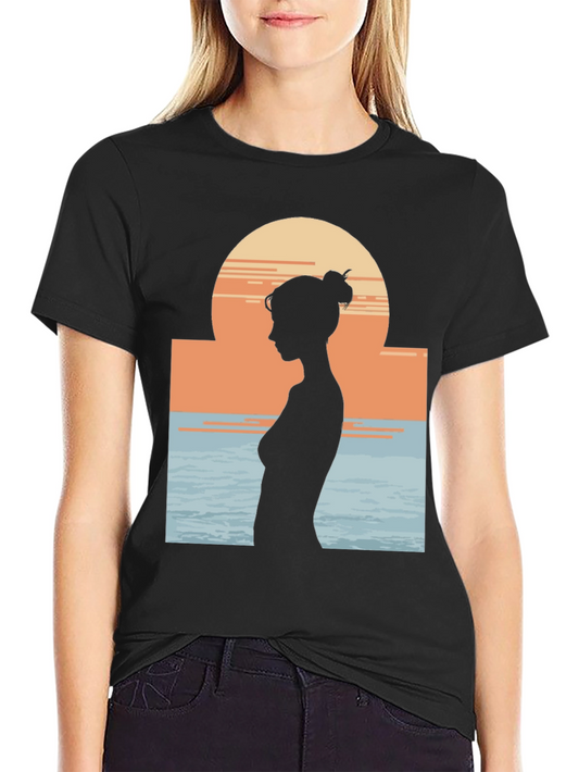 Silhouette Sunset Graphic Tee - Relaxed Fit