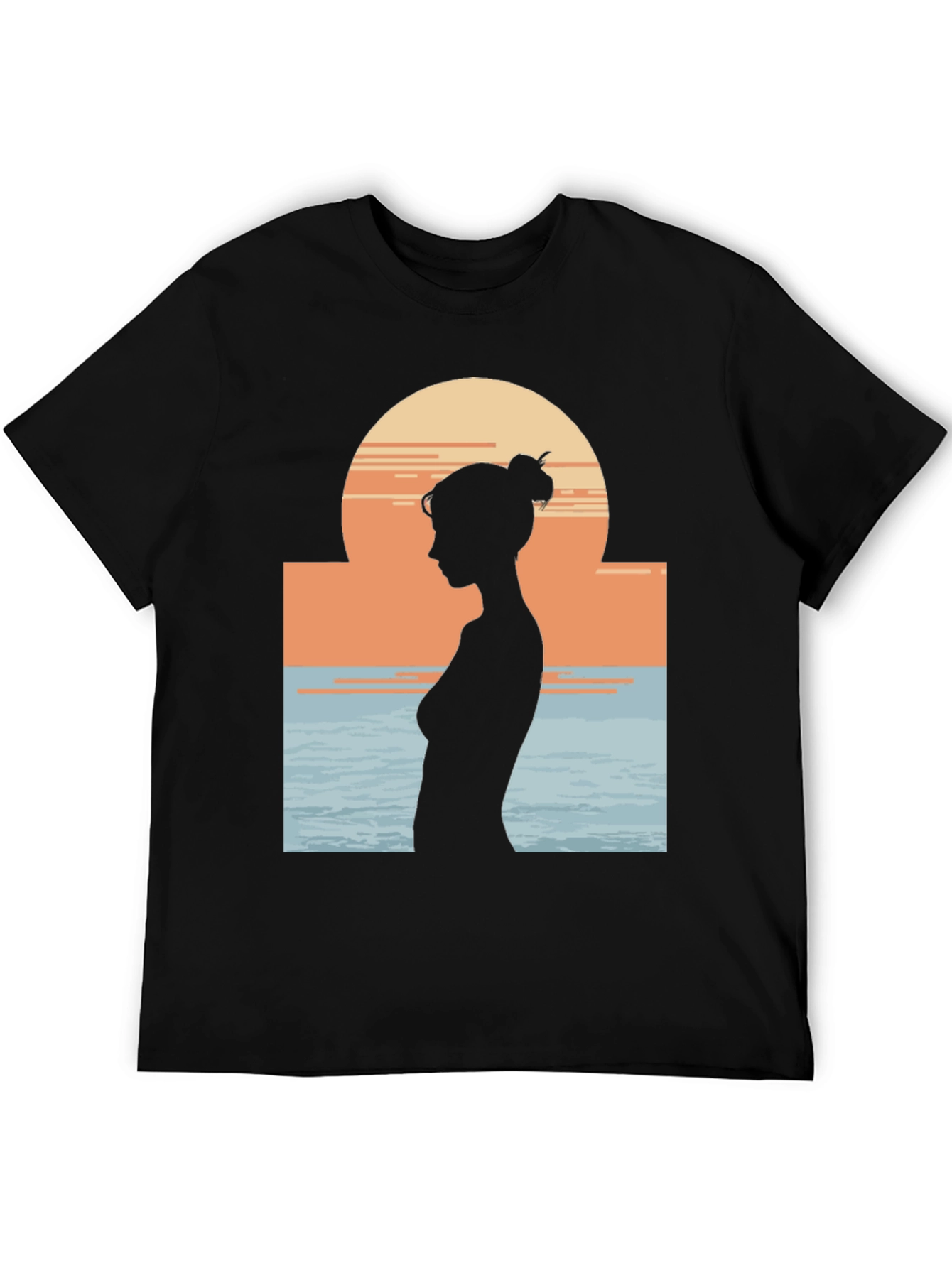 Silhouette Sunset Graphic Tee - Relaxed Fit