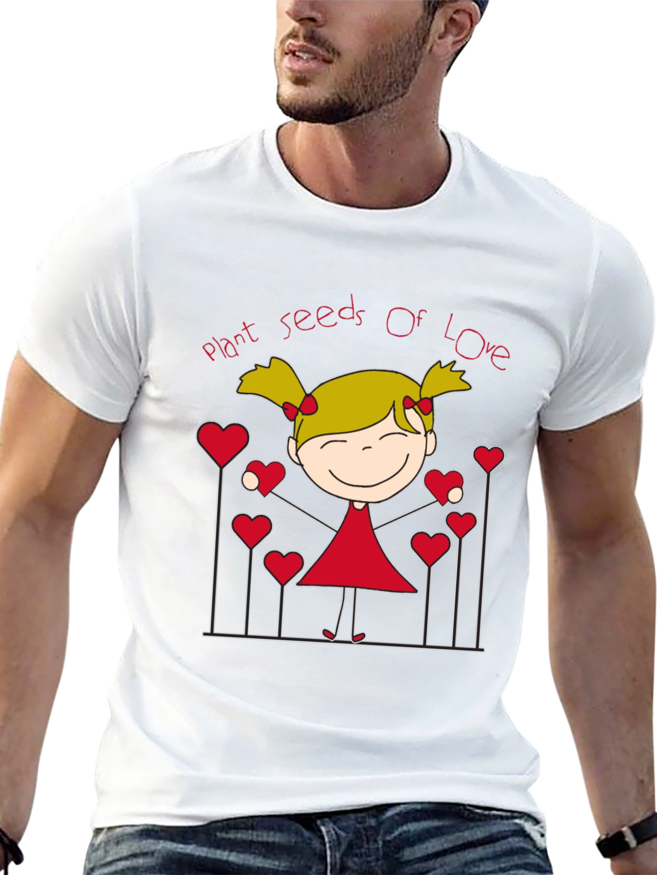 Plant Seeds of Love Graphic T-Shirt