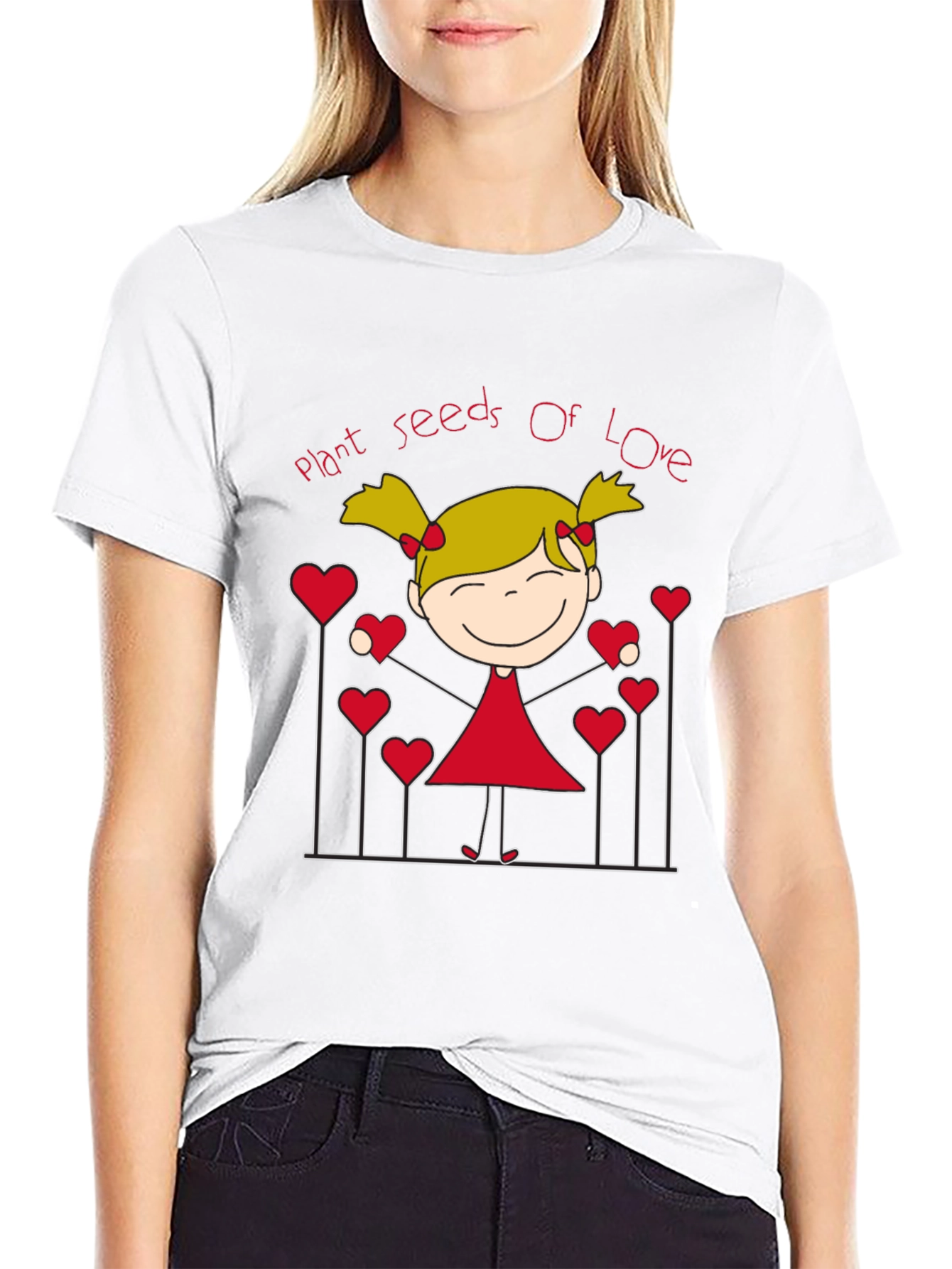 Plant Seeds of Love Graphic T-Shirt
