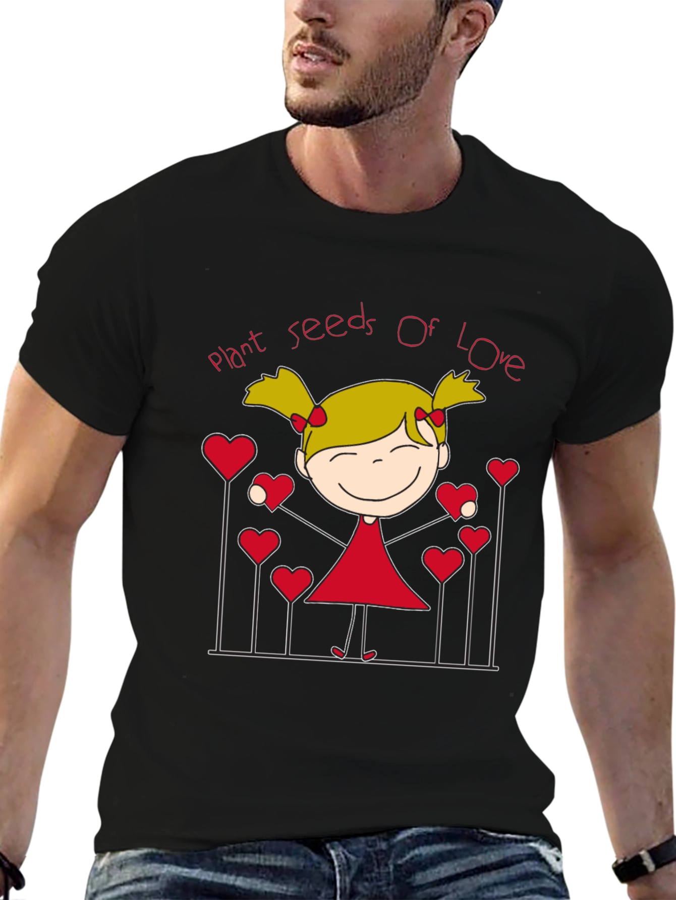 Plant Seeds of Love Graphic T-Shirt