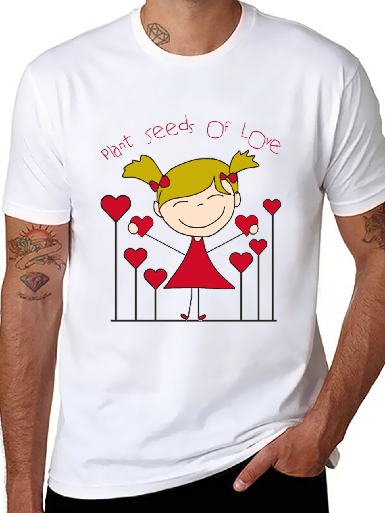 Plant Seeds of Love Graphic T-Shirt