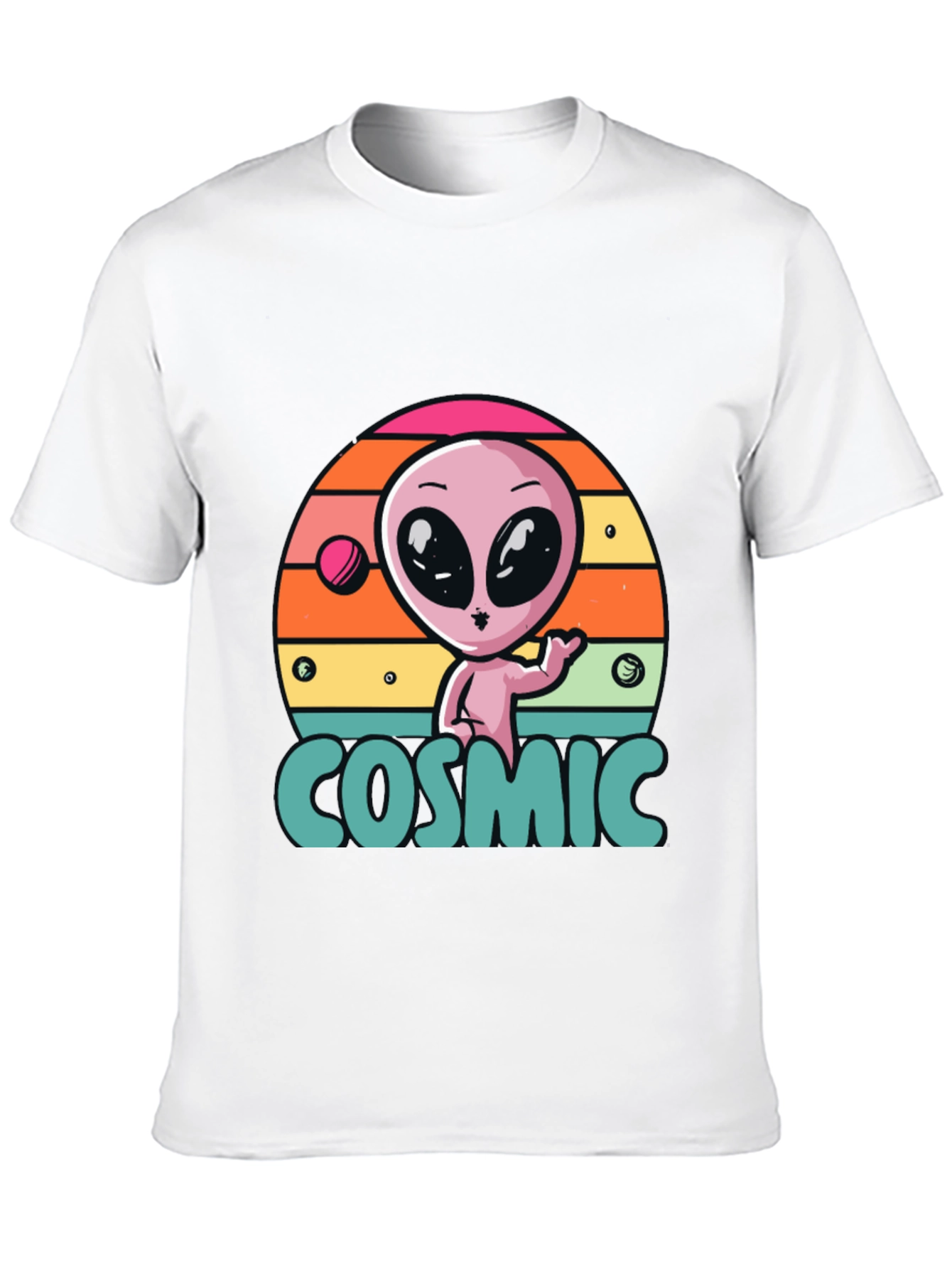 Cosmic Alien T-Shirt - Retro Style