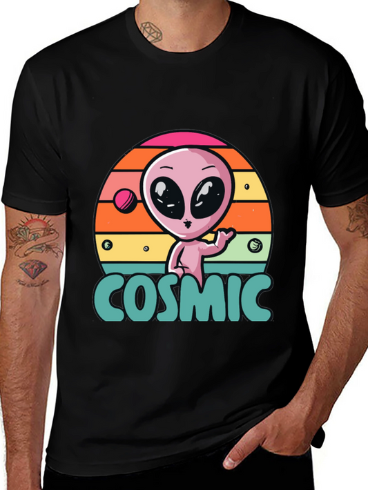 Cosmic Alien T-Shirt - Retro Style