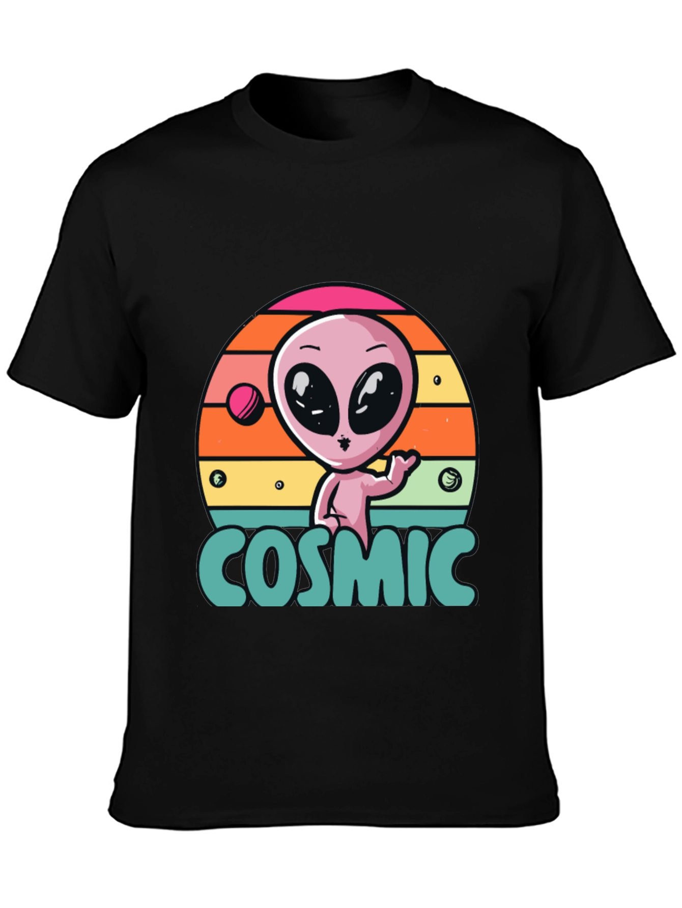Cosmic Alien T-Shirt - Retro Style