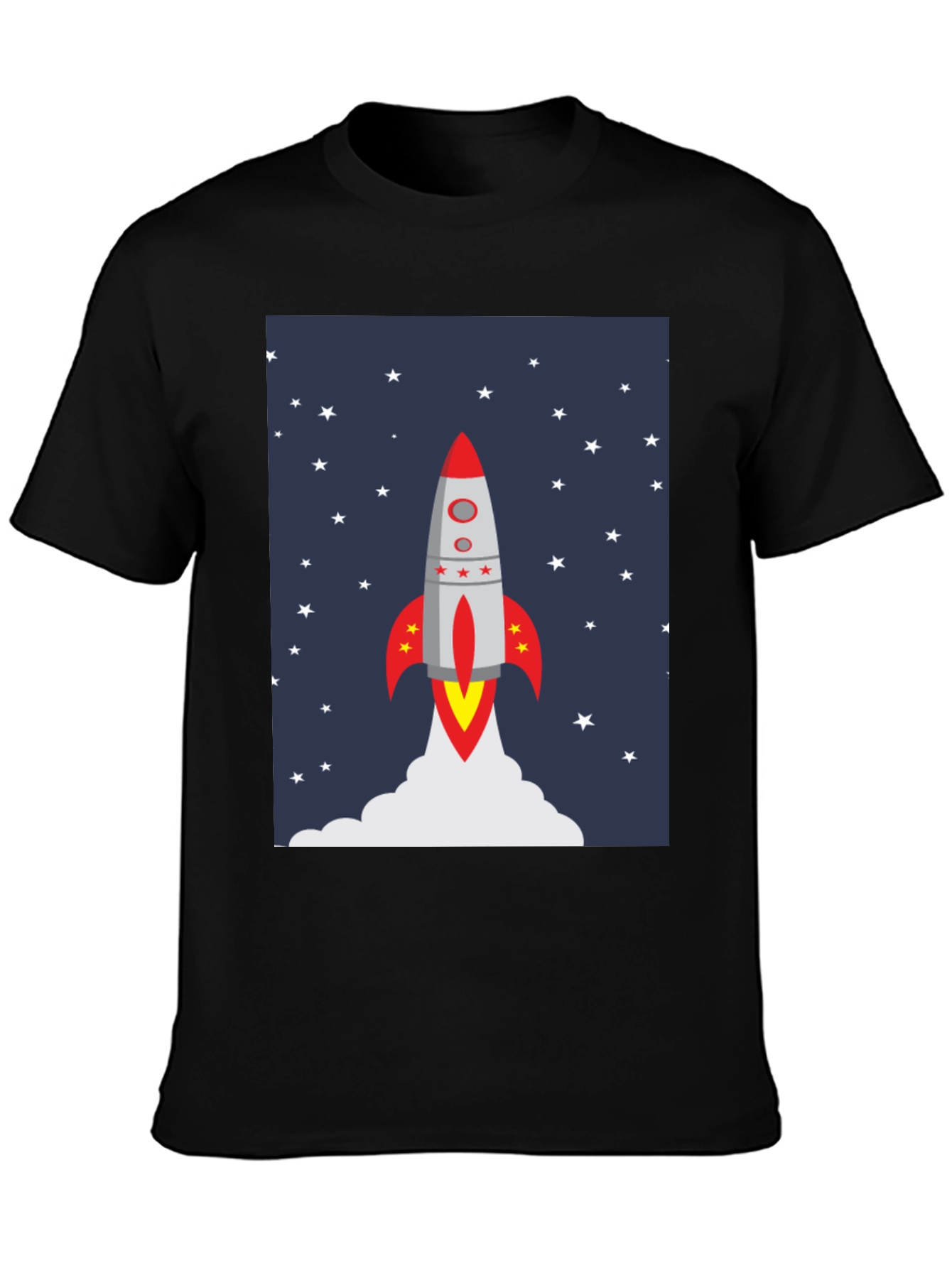 Rocket Launch T-Shirt Space Design