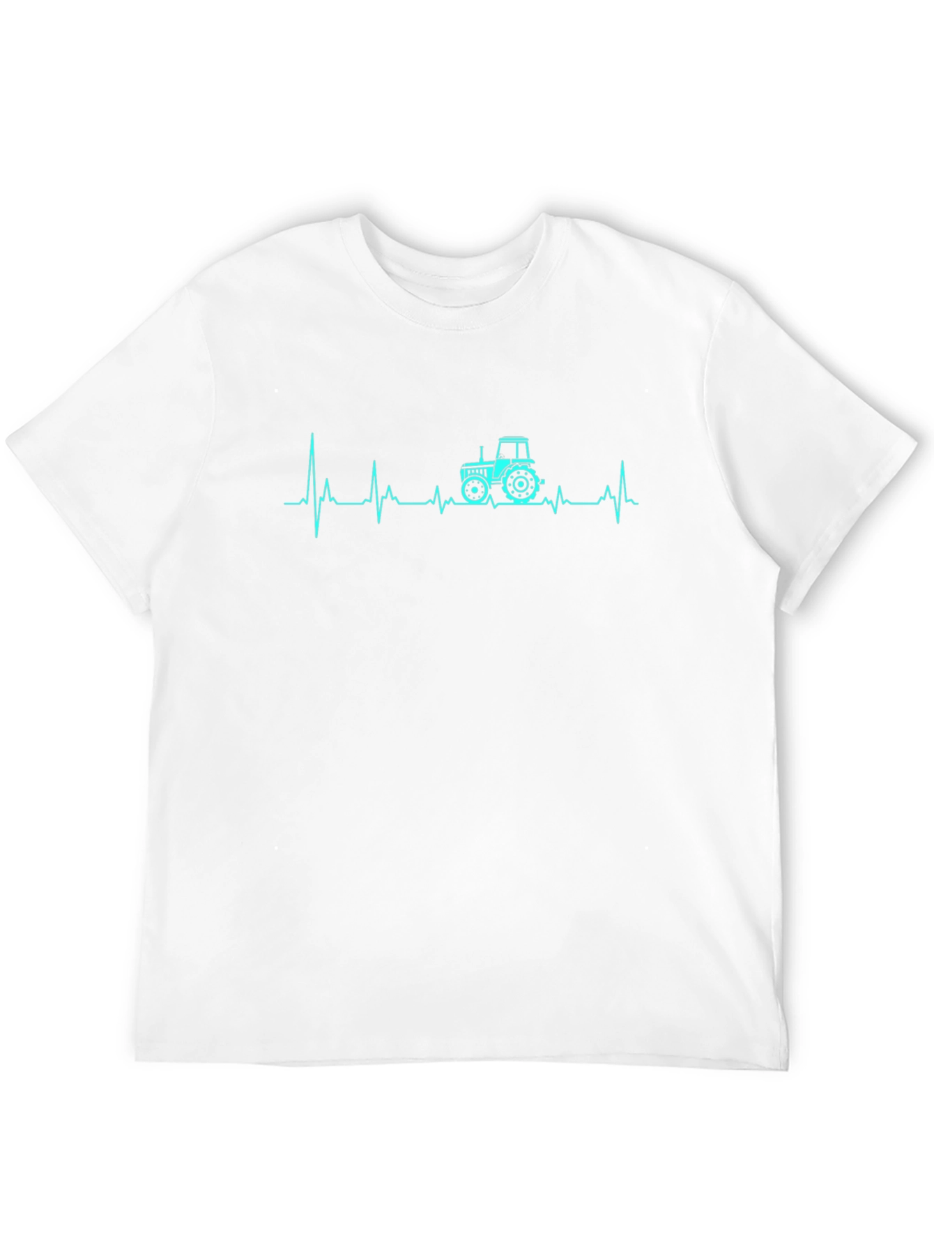 Tractor Heartbeat Graphic Tee - Black