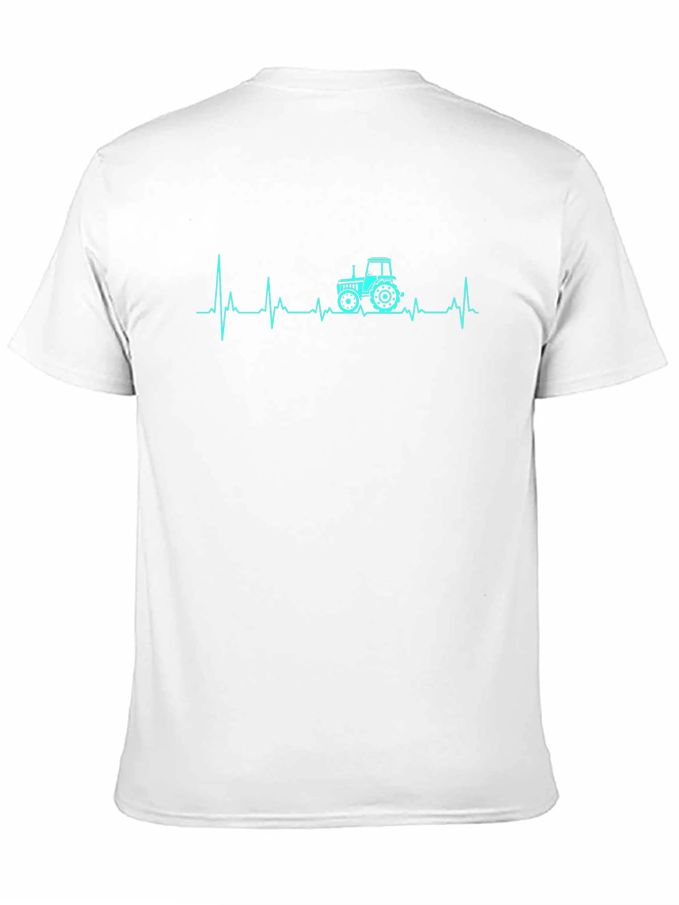 Tractor Heartbeat Graphic Tee - Black