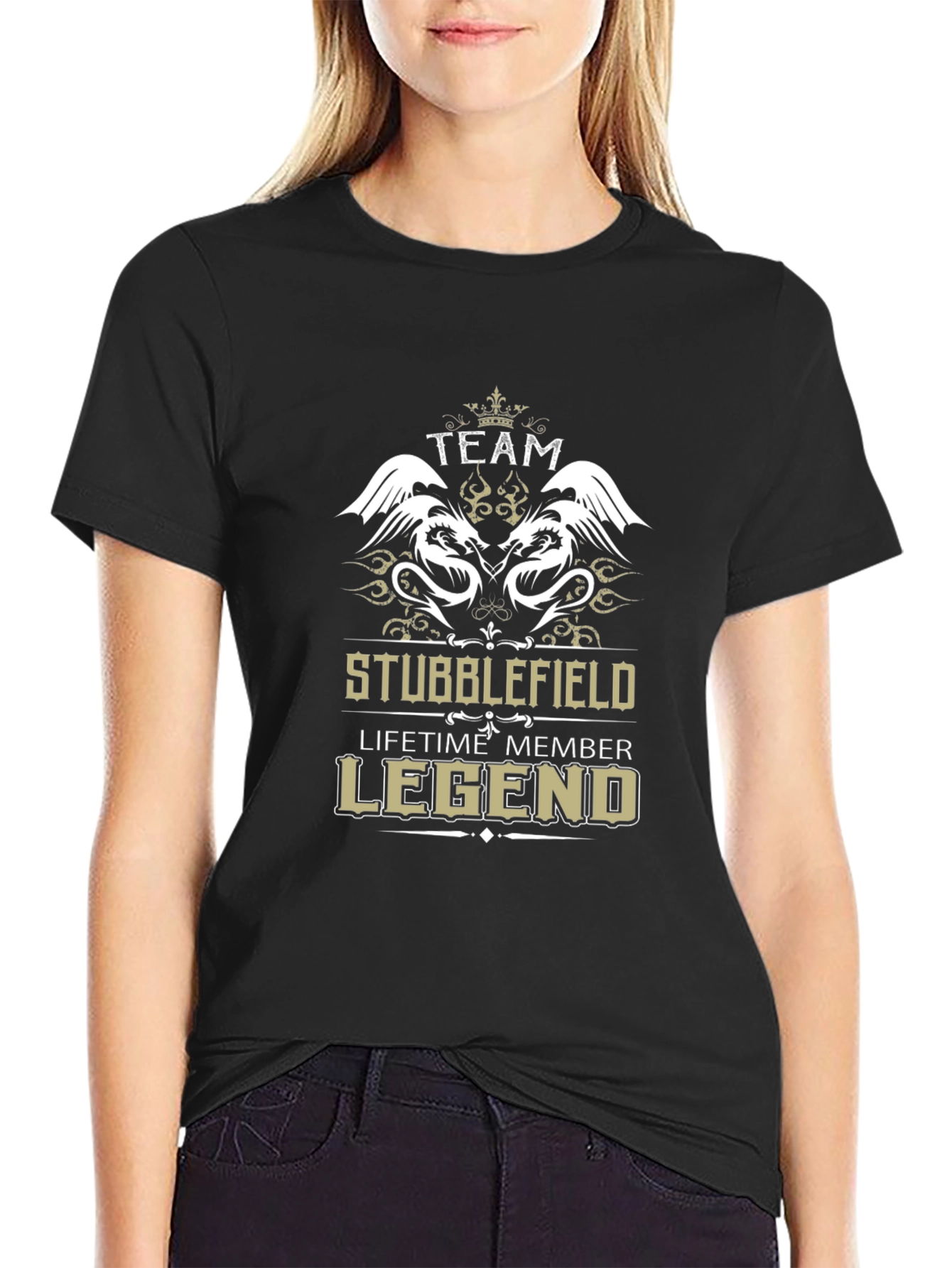 Stubblefield Team Legend Black T-Shirt