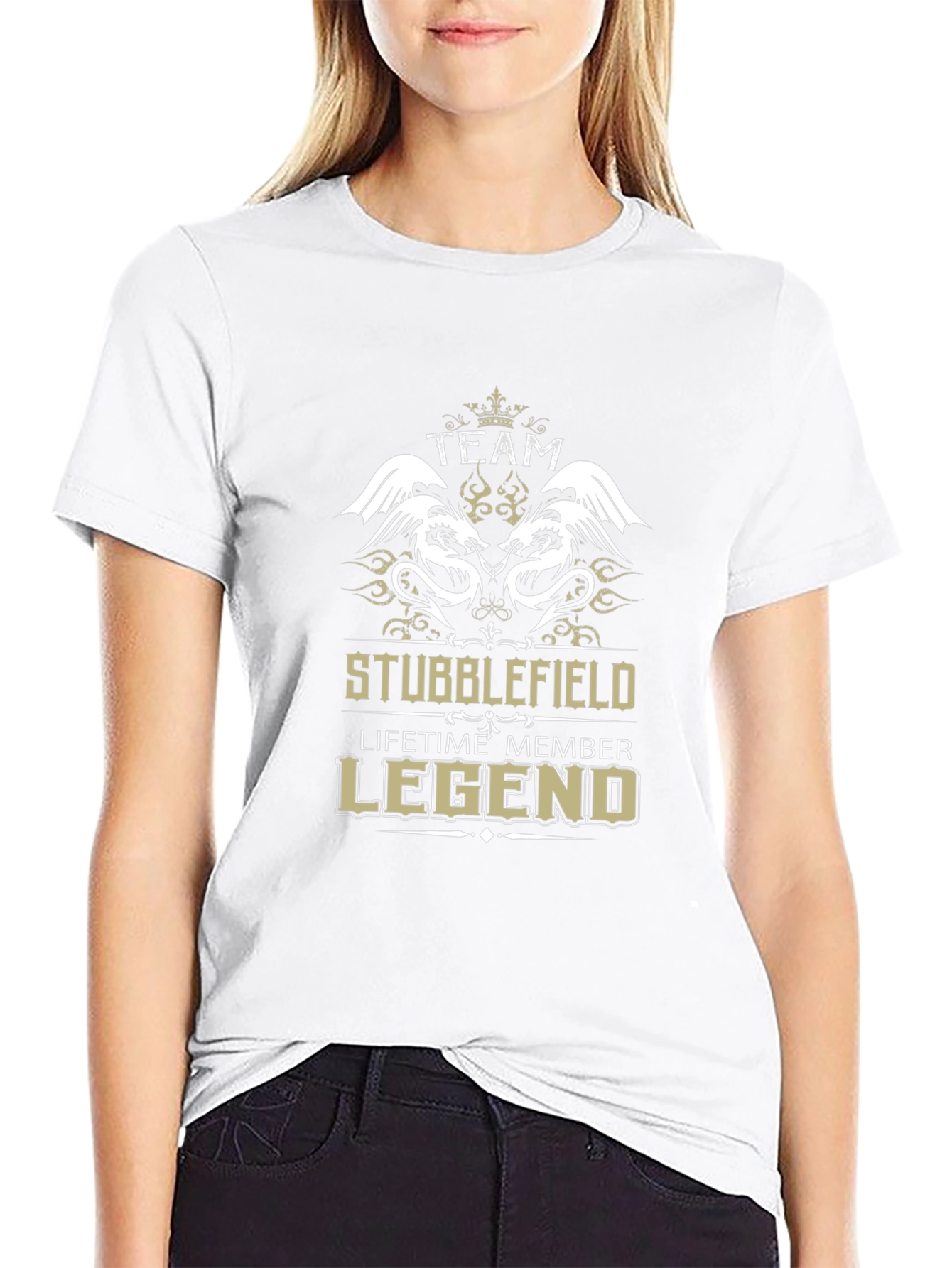 Stubblefield Team Legend Black T-Shirt