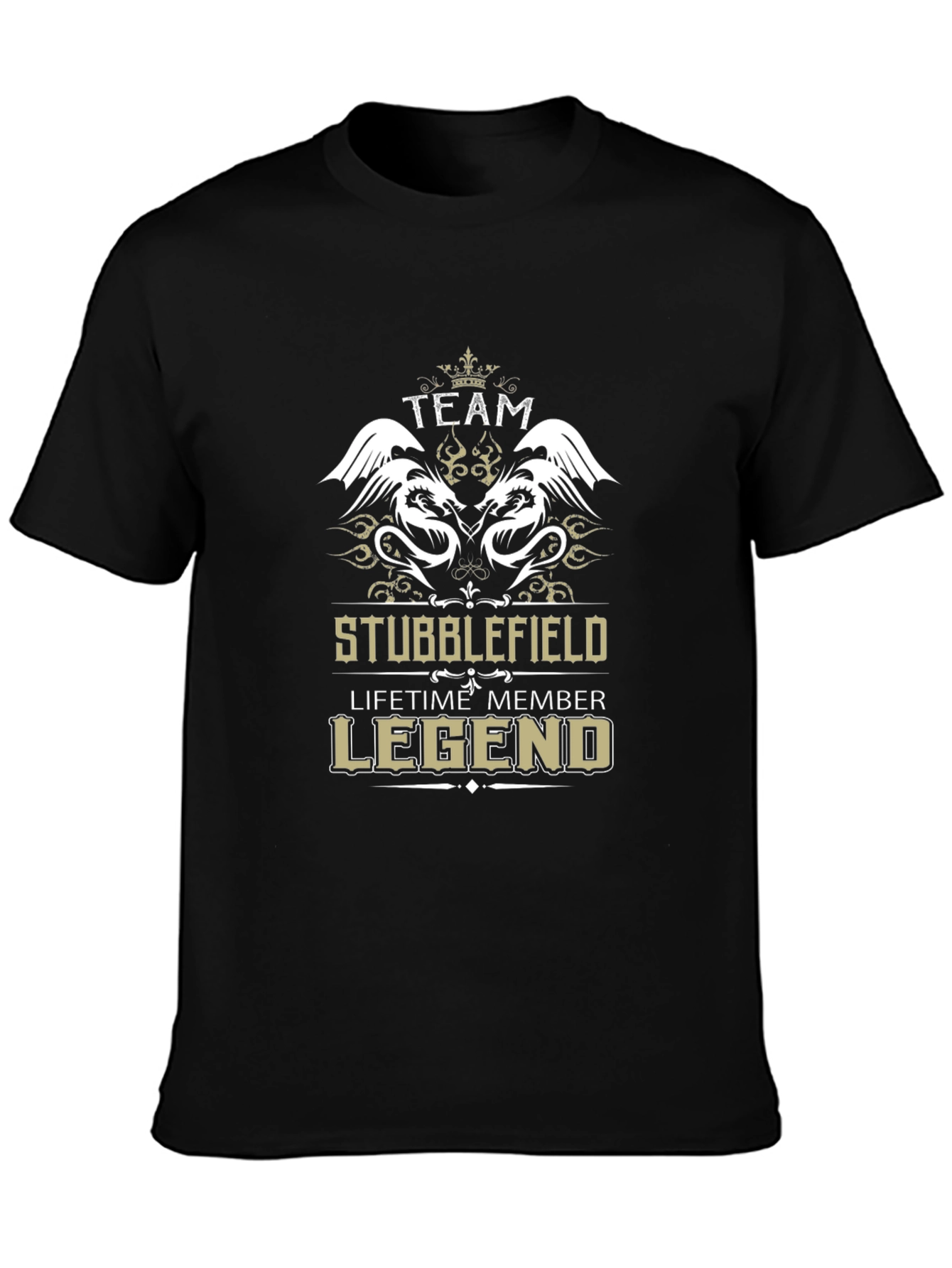 Stubblefield Team Legend Black T-Shirt