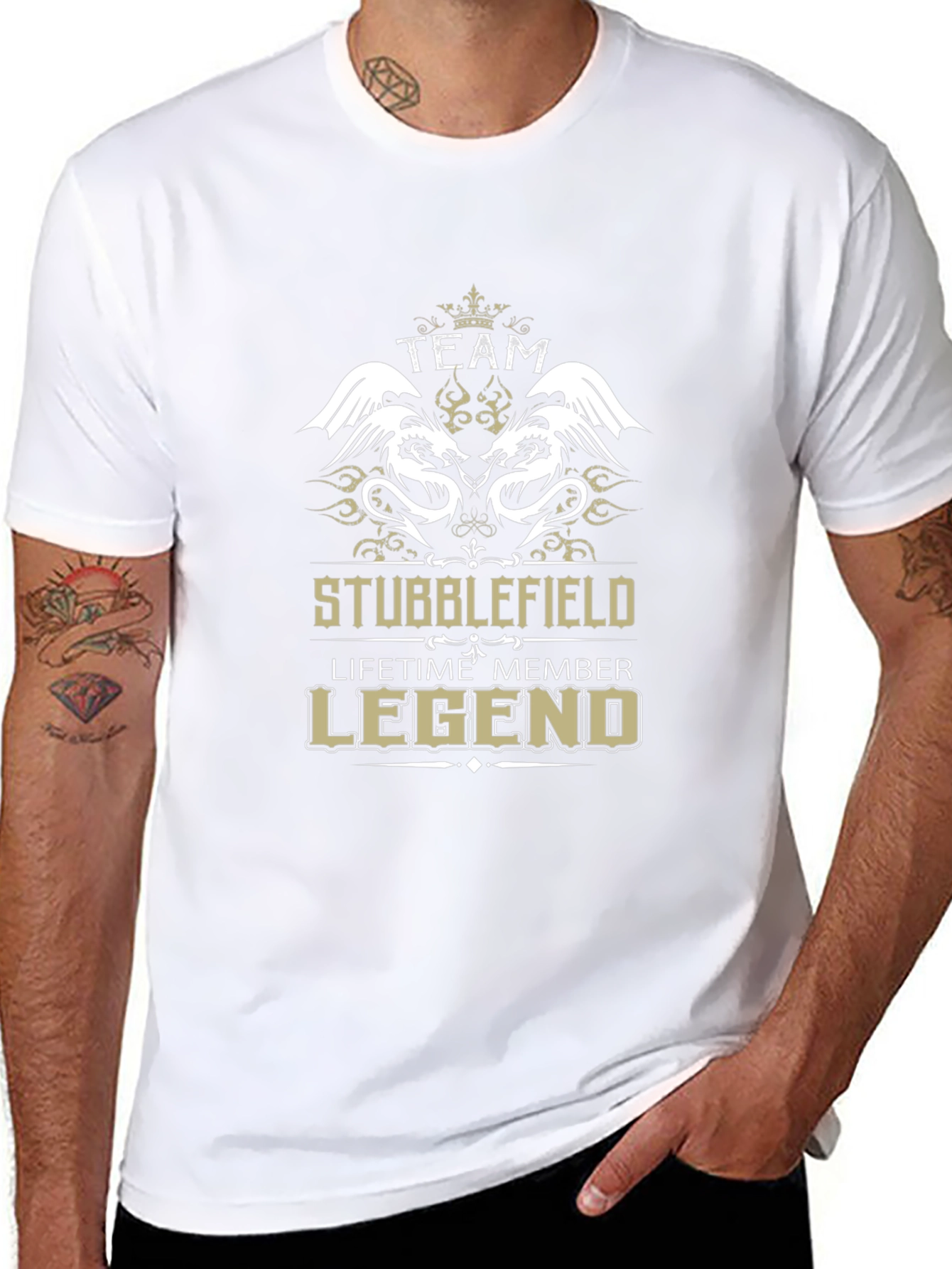 Stubblefield Team Legend Black T-Shirt